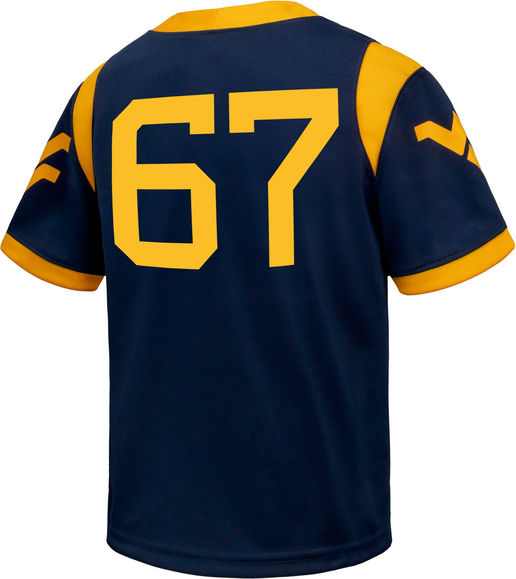 Nike Little Kid's West Virginia Mountaineers #67 Blue Replica Football Jersey product image