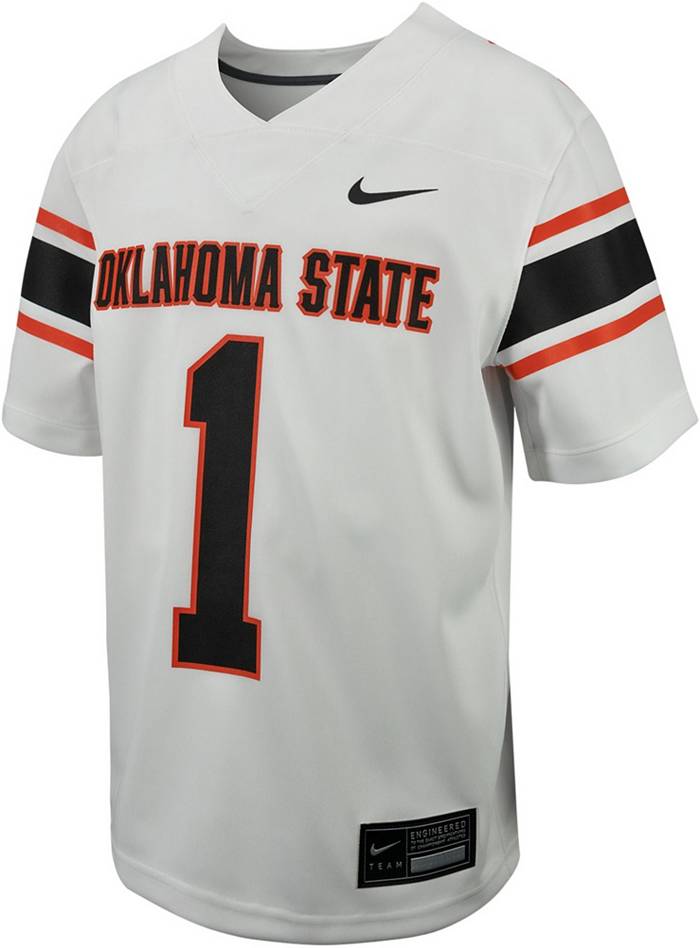 Men's Nike Black Oklahoma State Cowboys Replica Baseball Jersey