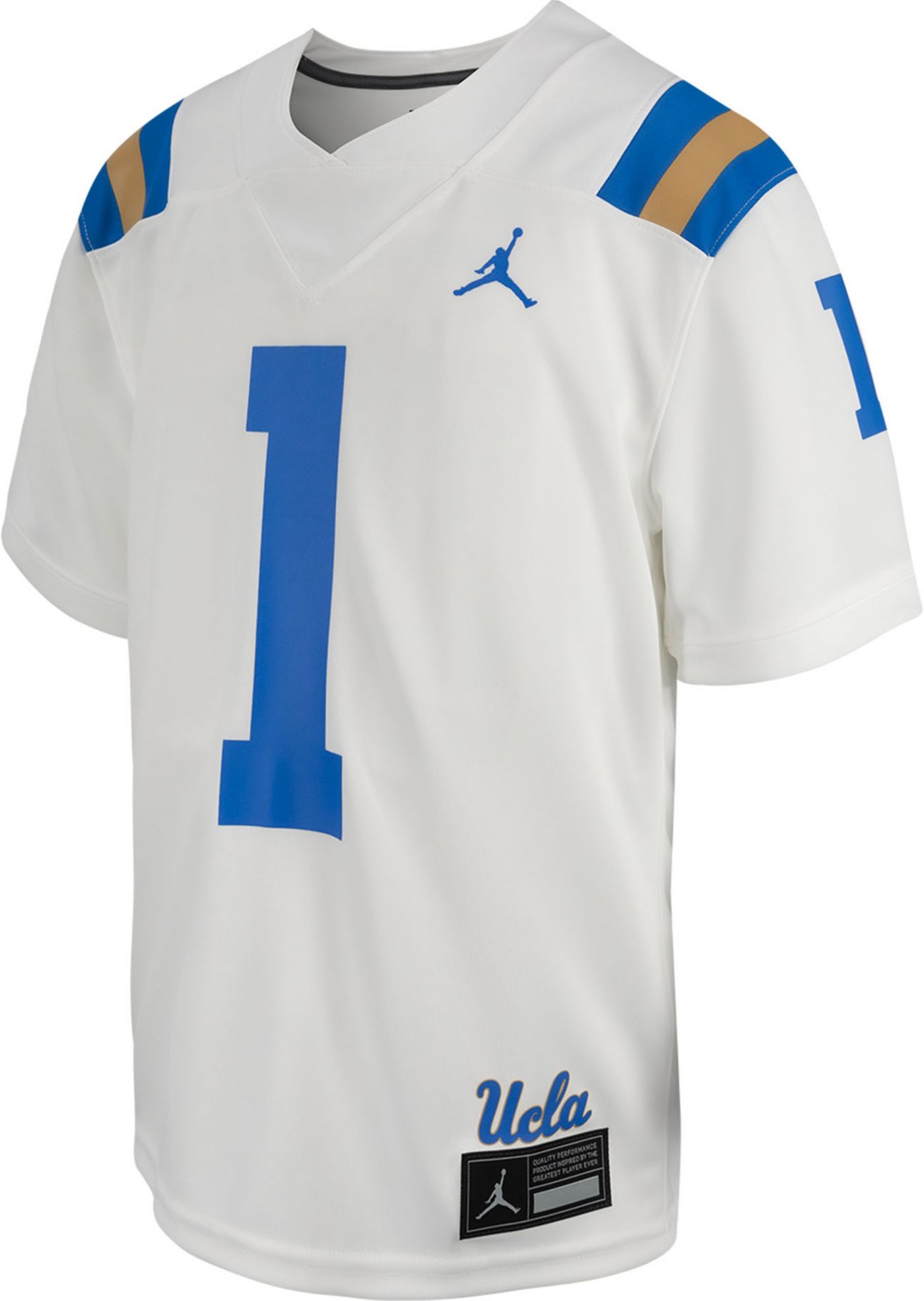 Jordan Youth UCLA Bruins White Replica 1 Football Jersey Dick s Sporting Goods