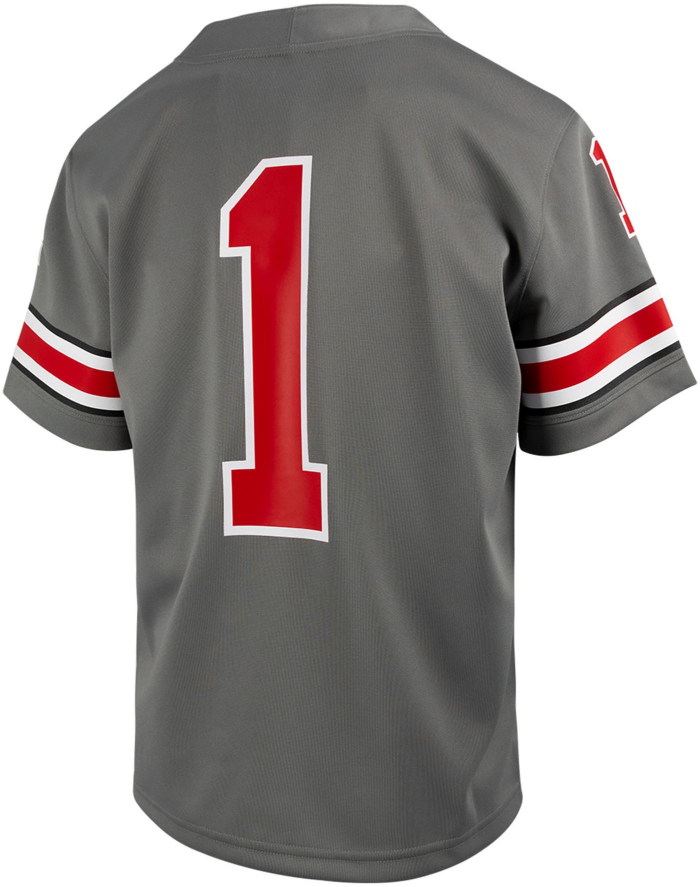 Nike Youth Ohio State Buckeyes 1 Grey Replica Football Jersey Dick s Sporting Goods