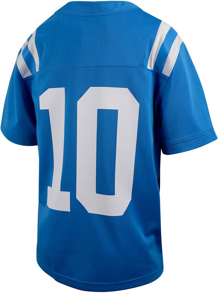 Nike Youth Ole Miss Rebels #10 Blue Replica Football Jersey