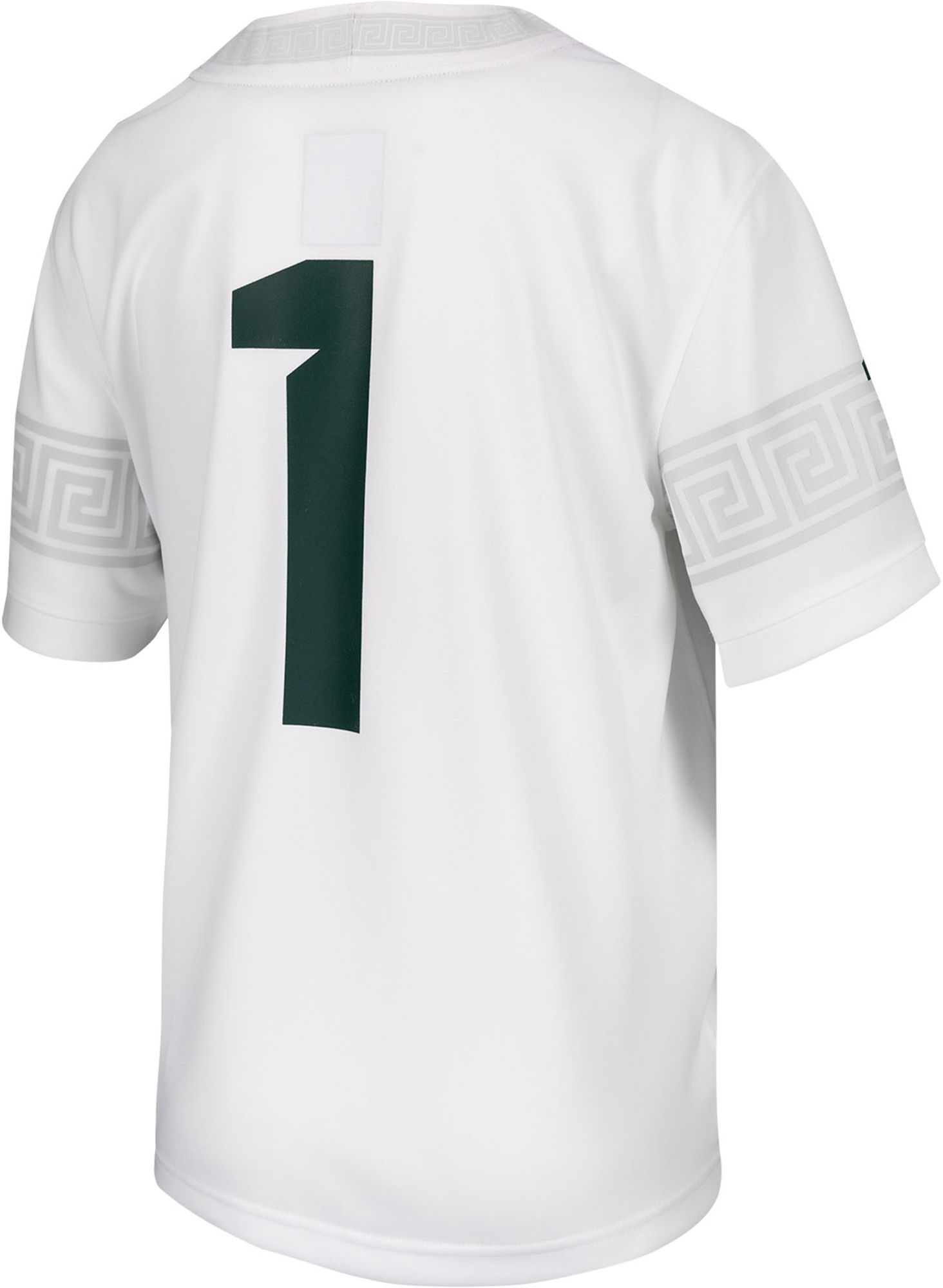 Nike Youth Michigan State Spartans #1 White Replica Game Football Jersey product image