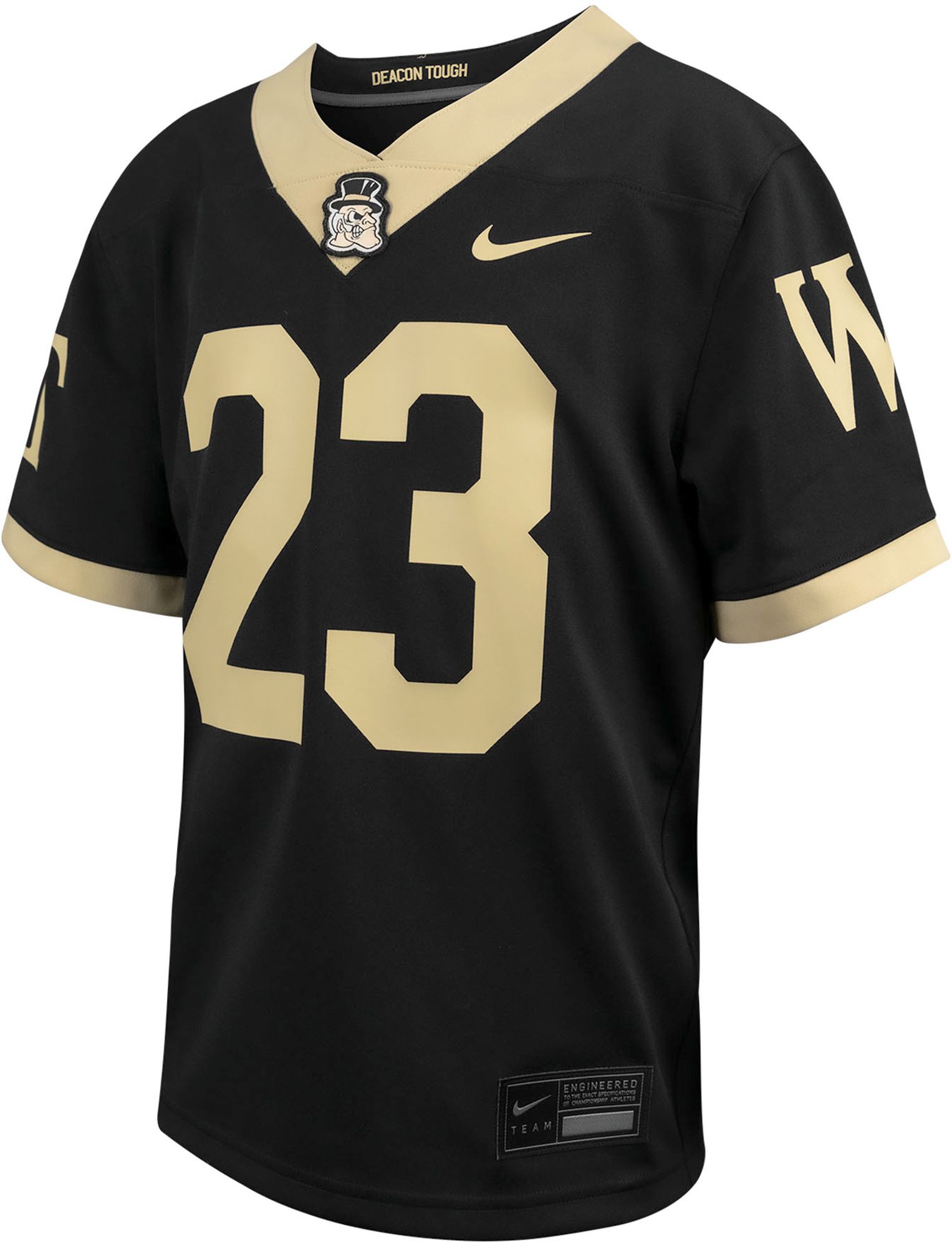 Nike Youth Wake Forest Demon Deacons #1 Black Replica Football Jersey