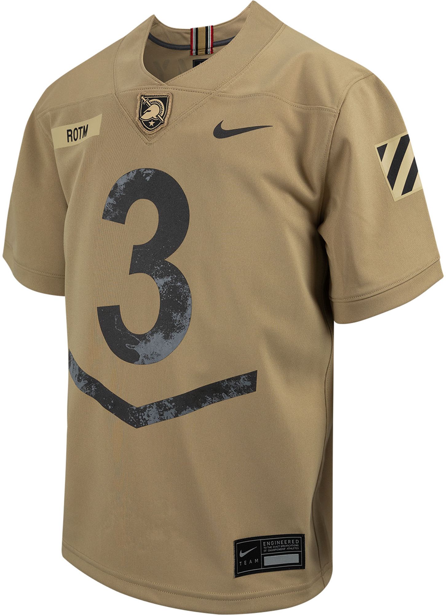 Nike Youth Army West Point Black Knights #1 Brown Replica Football Jersey product image