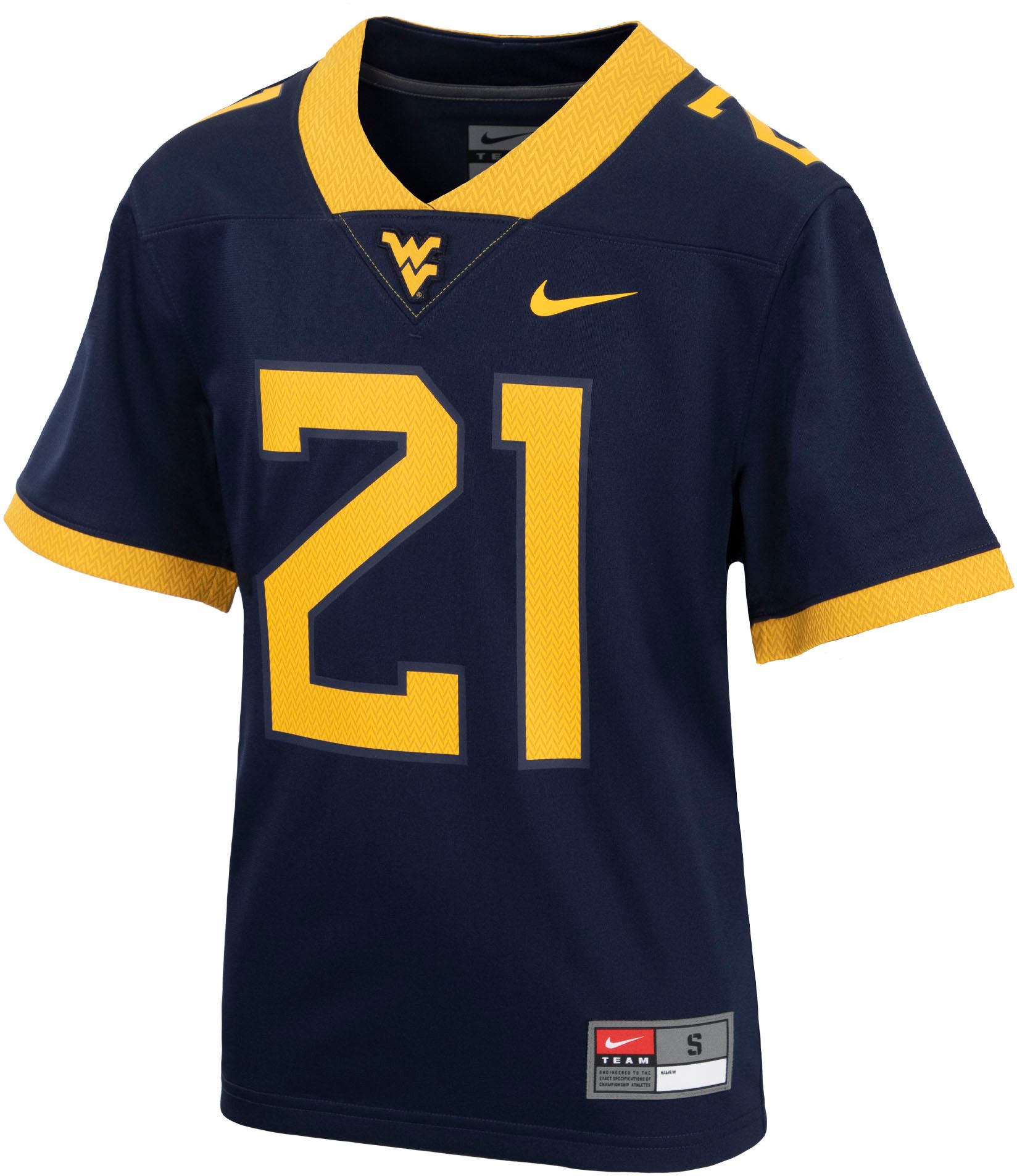 Nike Youth West Virginia Mountaineers #21 Blue Untouchable Football Jersey product image