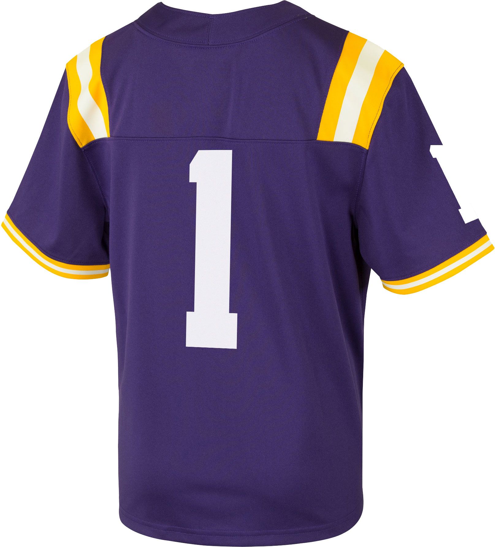 Nike Youth LSU Tigers #1 Purple Game Football Jersey product image