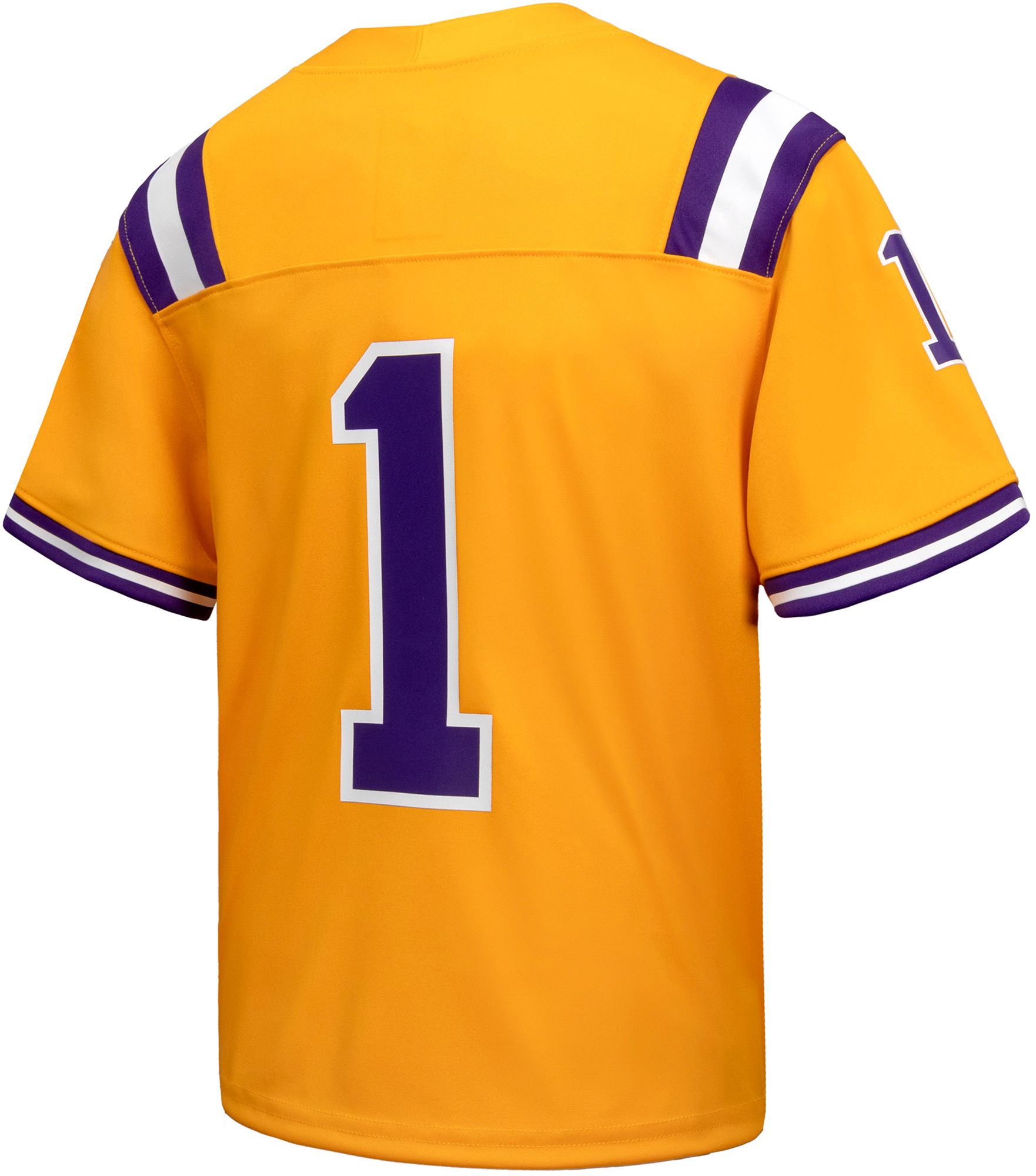 Nike Youth LSU Tigers #1 Gold Alternate Replica Football Jersey product image