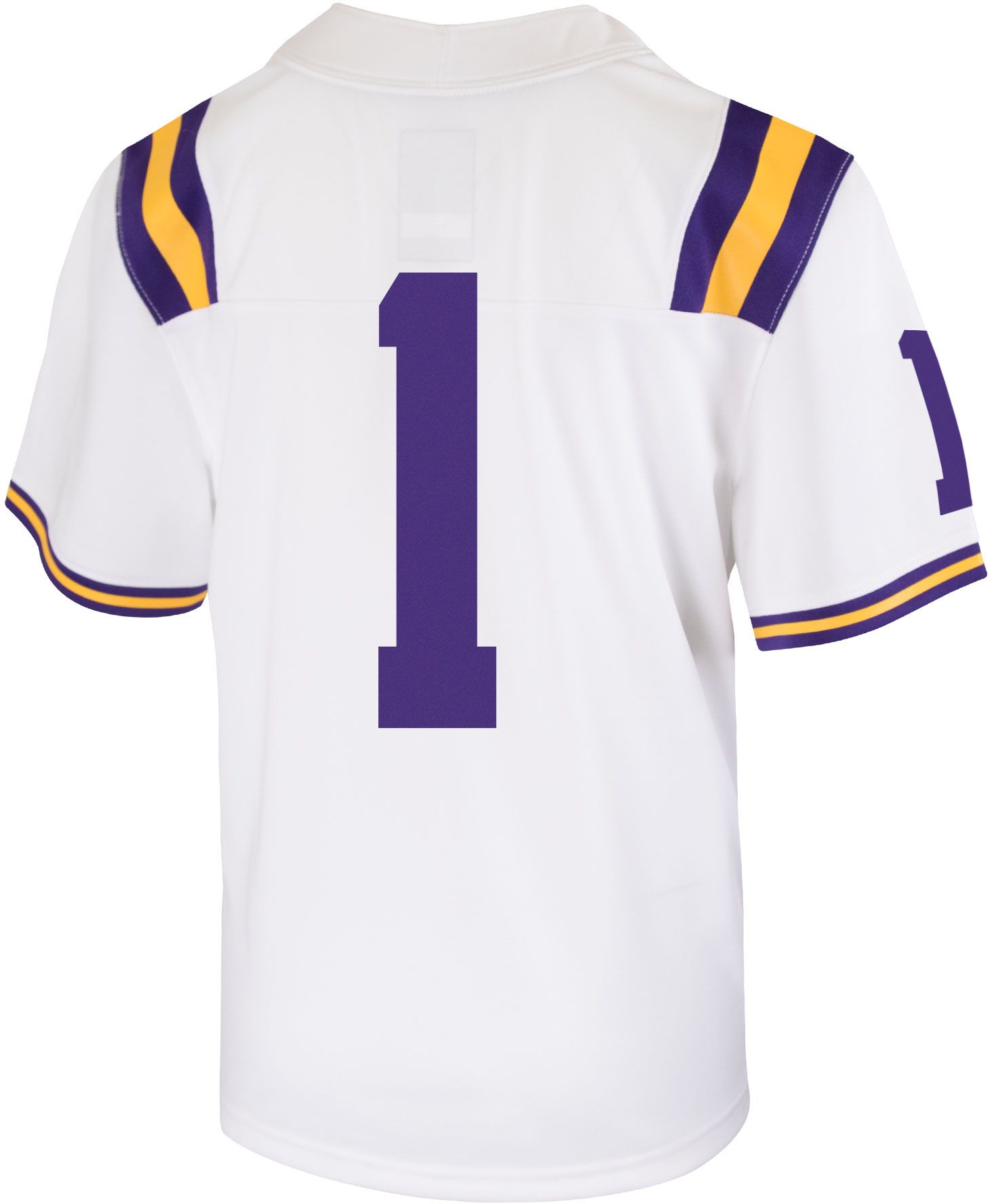 Nike Youth LSU Tigers #1 White Untouchable Game Football Jersey product image