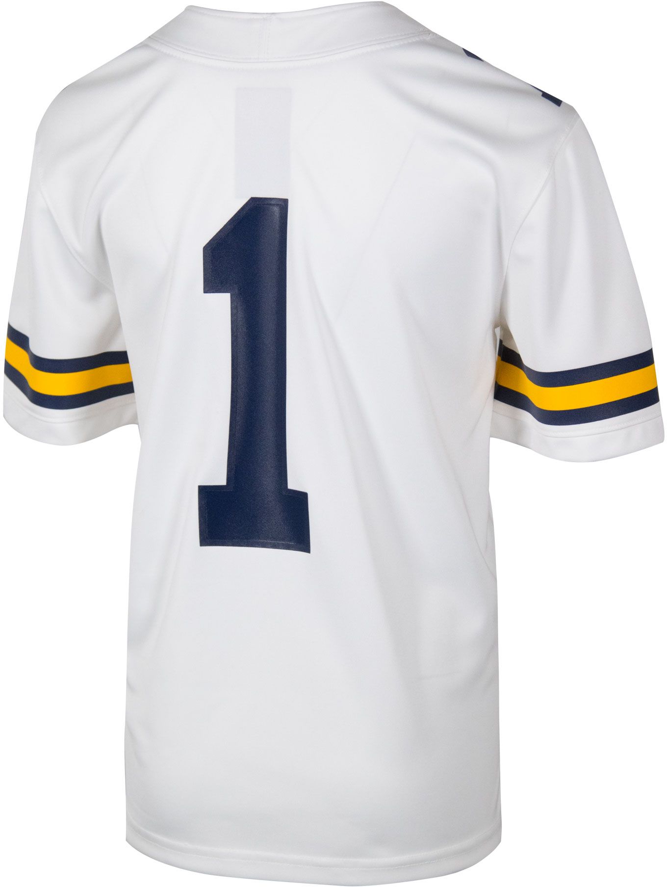 Jordan Youth Michigan Wolverines #1 White Untouchable Game Football Jersey product image