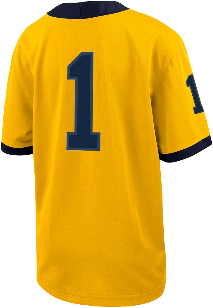 Jordan Youth Tom Brady Michigan Wolverines #10 Blue Replica Football Jersey, Boy's, Size: Small