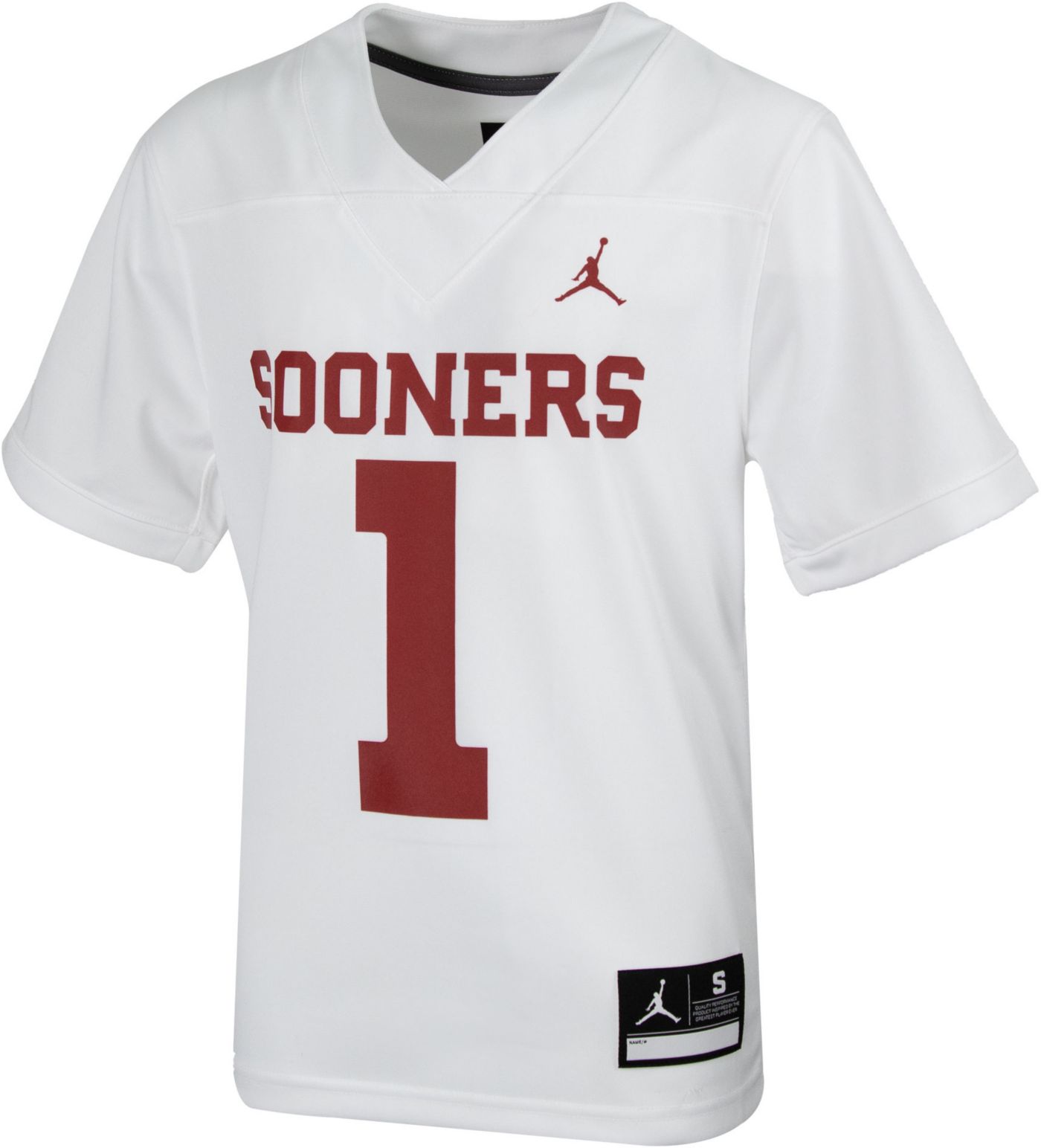 Oklahoma sooners youth football jersey hotsell