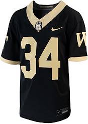 Nike Youth Wake Forest Demon Deacons #34 Black Untouchable Game Football Jersey product image