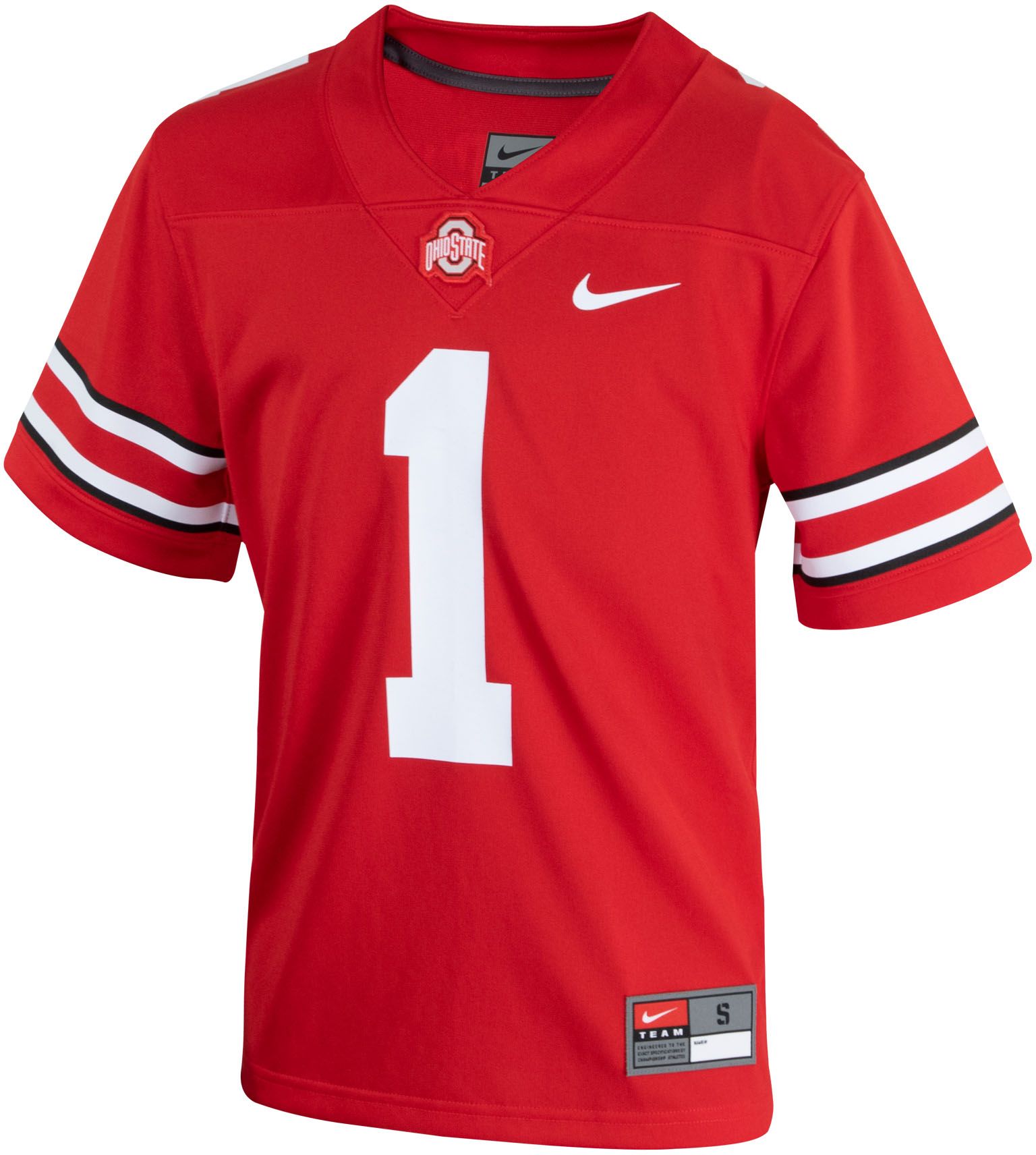 Nike Youth Ohio State Buckeyes Justin Fields #1 Scarlet Football Jersey product image
