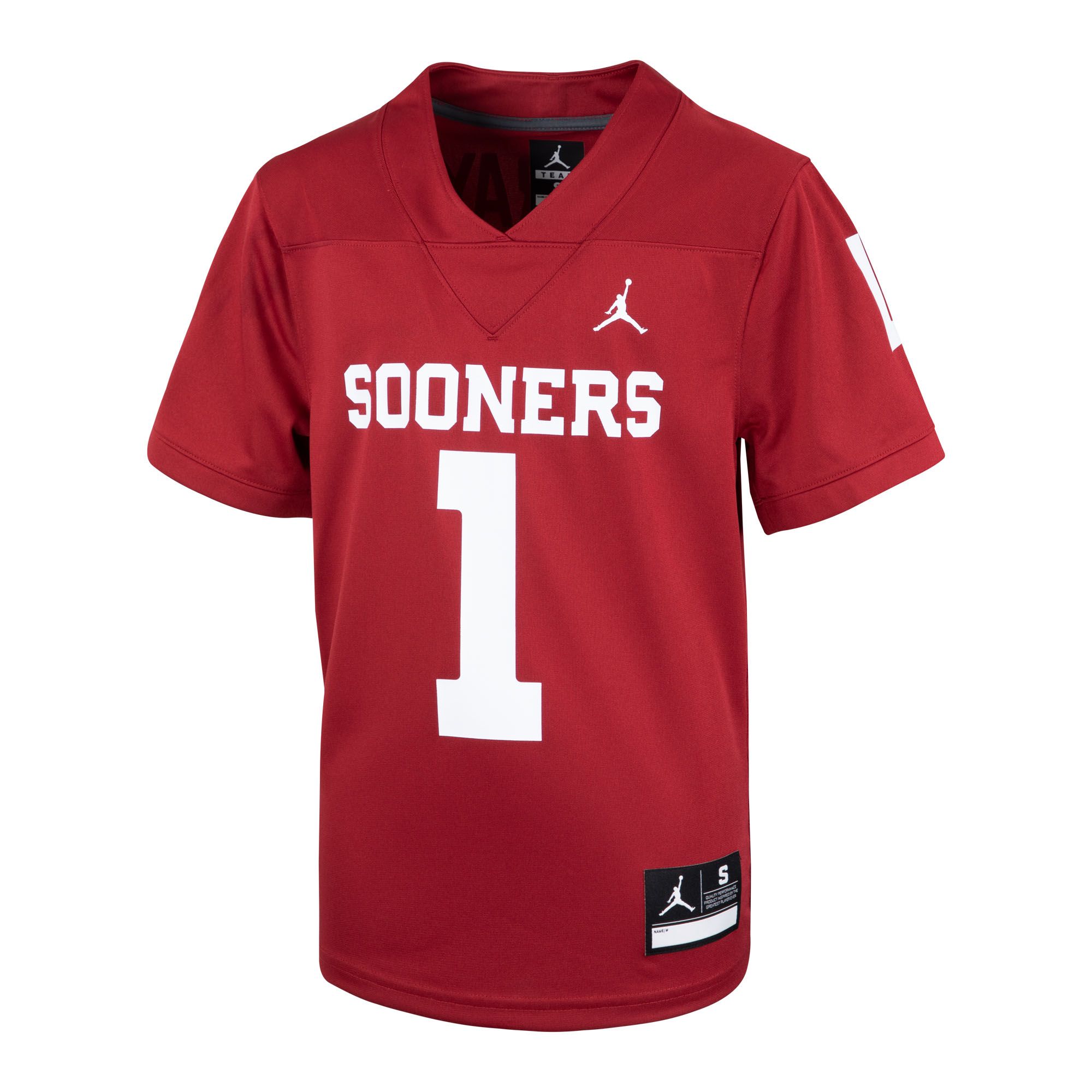 Jordan Youth Oklahoma Sooners Kyler Murray #1 Crimson Replica Football Jersey product image