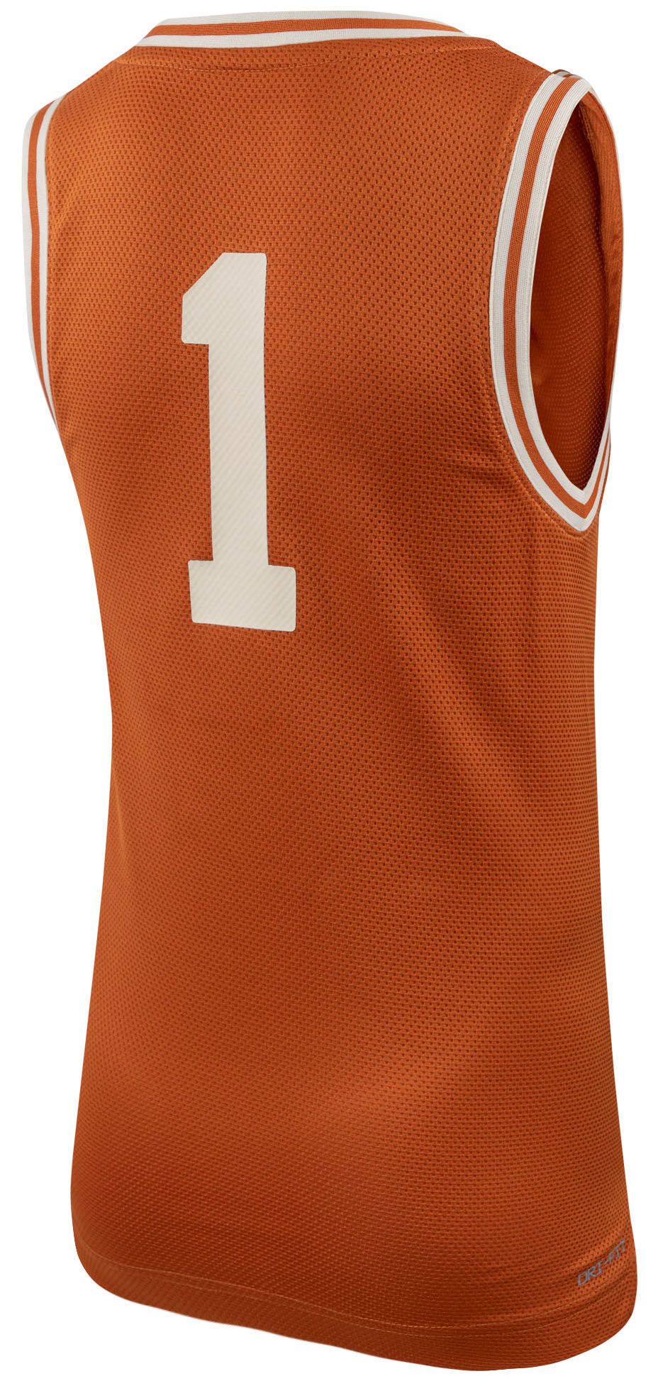 Nike Youth Texas Longhorns Brown Replica Basketball Jersey product image