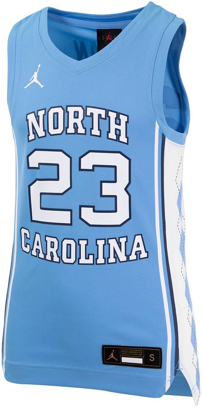 Youth Jordan Brand #23 White North Carolina Tar Heels Team Replica  Basketball Jersey