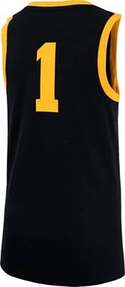 #1 Iowa Hawkeyes Nike Youth Team Replica Basketball Jersey - Black