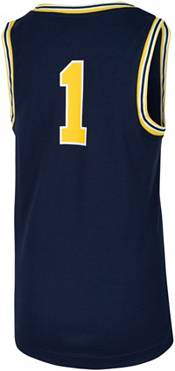 Jordan Youth Michigan Wolverines #1 Blue Replica Basketball Jersey product image