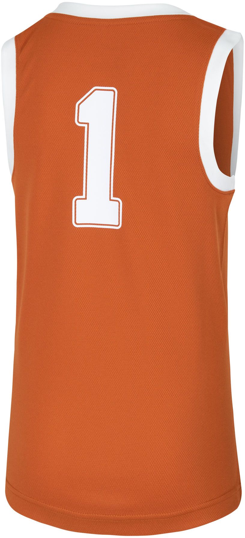 Nike Youth Texas Longhorns #1 Burnt Orange Replica Basketball Jersey