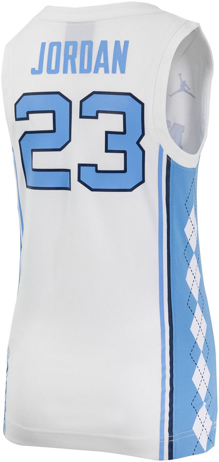 Michael Jordan North Carolina Tar Heels Jordan Brand Youth Replica Basketball Jersey - Carolina Blue