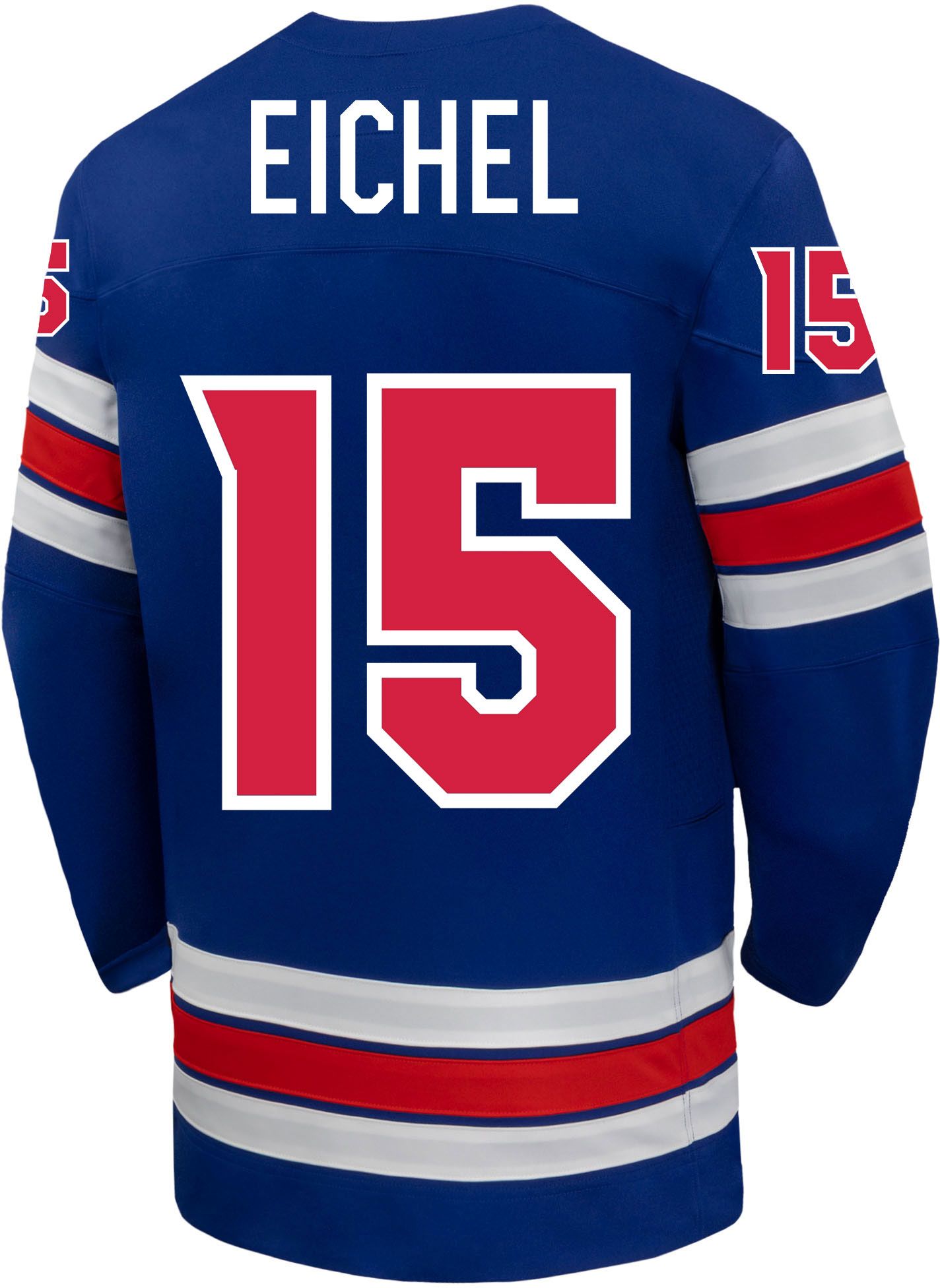 Nike Youth Team USA Jack Eichel #15 Replica Blue Jersey product image