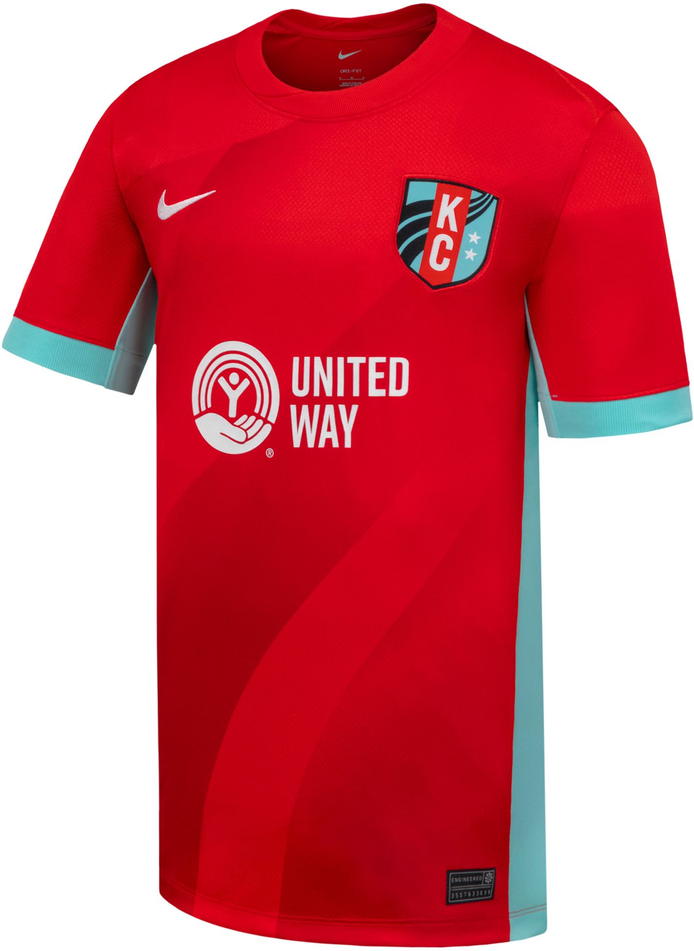 Nike Youth Kansas City Current Ally Sentnor #21 Red 2026 Home Swingman Jersey product image