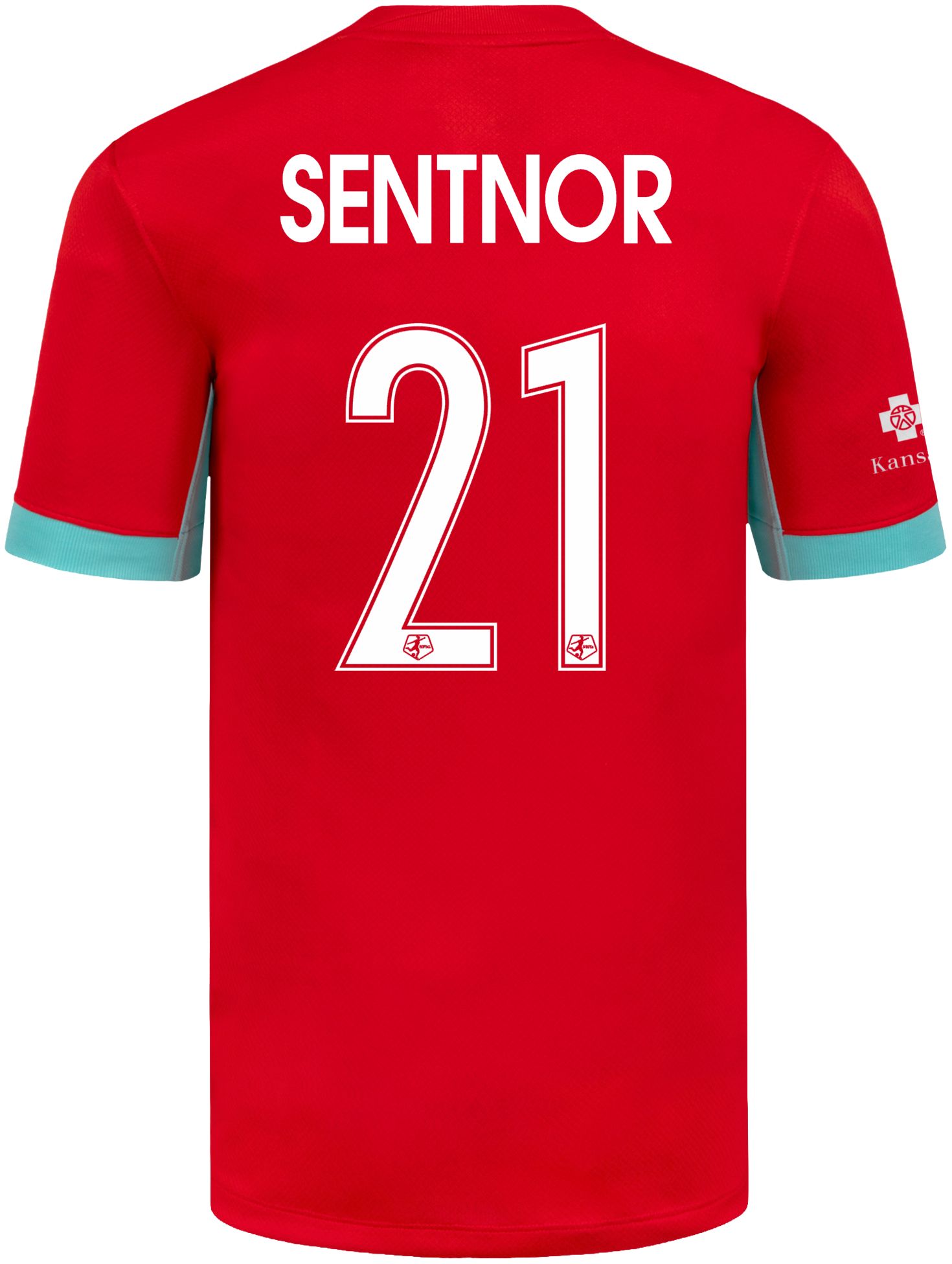 Nike Youth Kansas City Current Ally Sentnor #21 Red 2026 Home Swingman Jersey product image