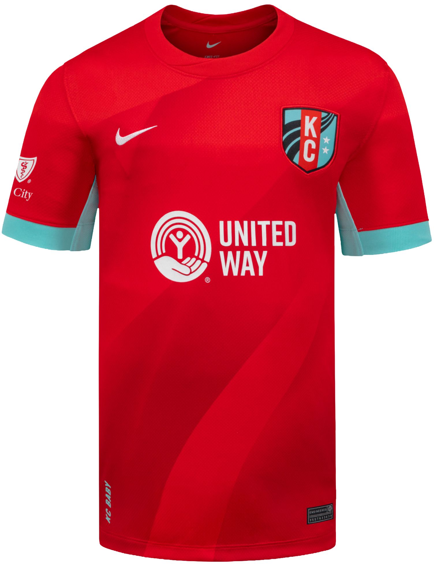 Nike Youth Kansas City Current Ally Sentnor #21 Red 2026 Home Swingman Jersey product image