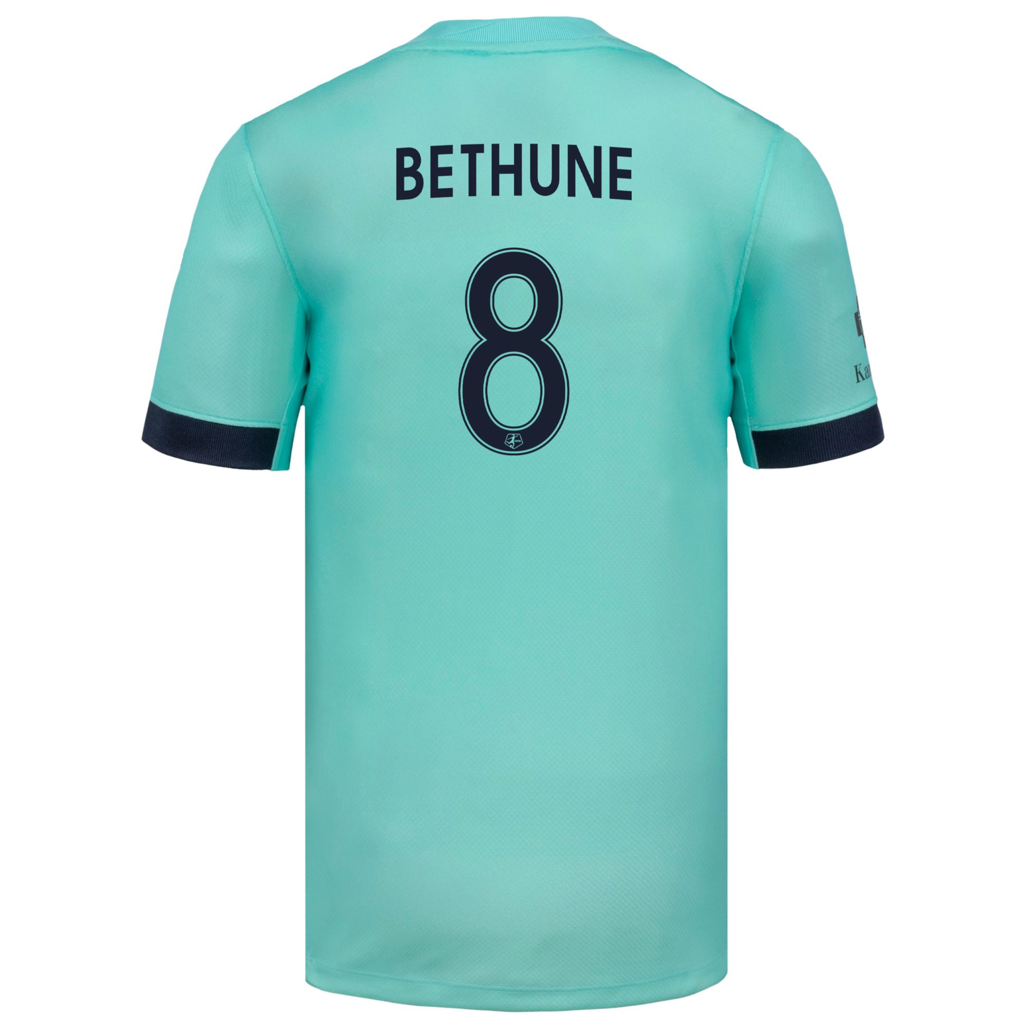 Nike Youth Kansas City Current Croix Bethune #8 Teal 2026 Away Swingman Jersey product image