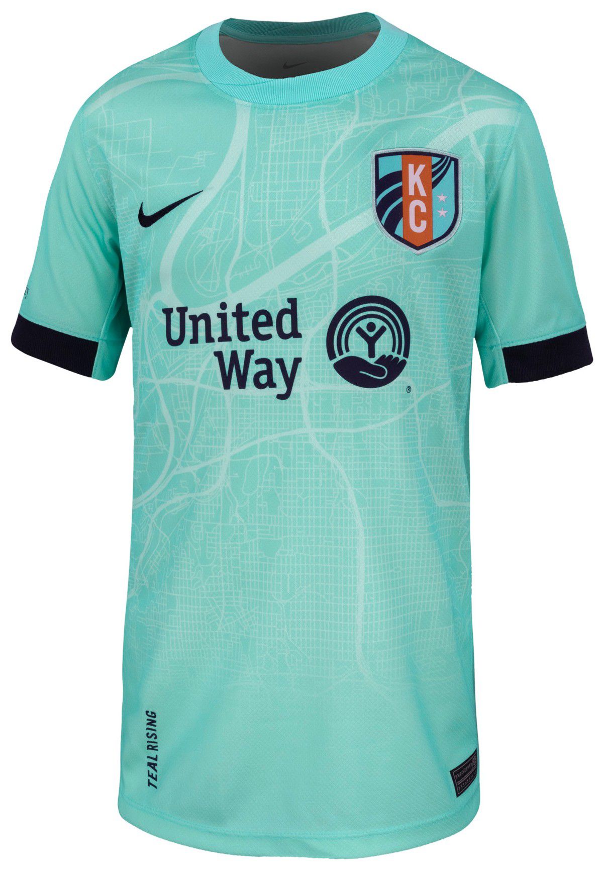 Nike Youth Kansas City Current Temwa Chawinga #6 Light Blue Away Replica Jersey product image
