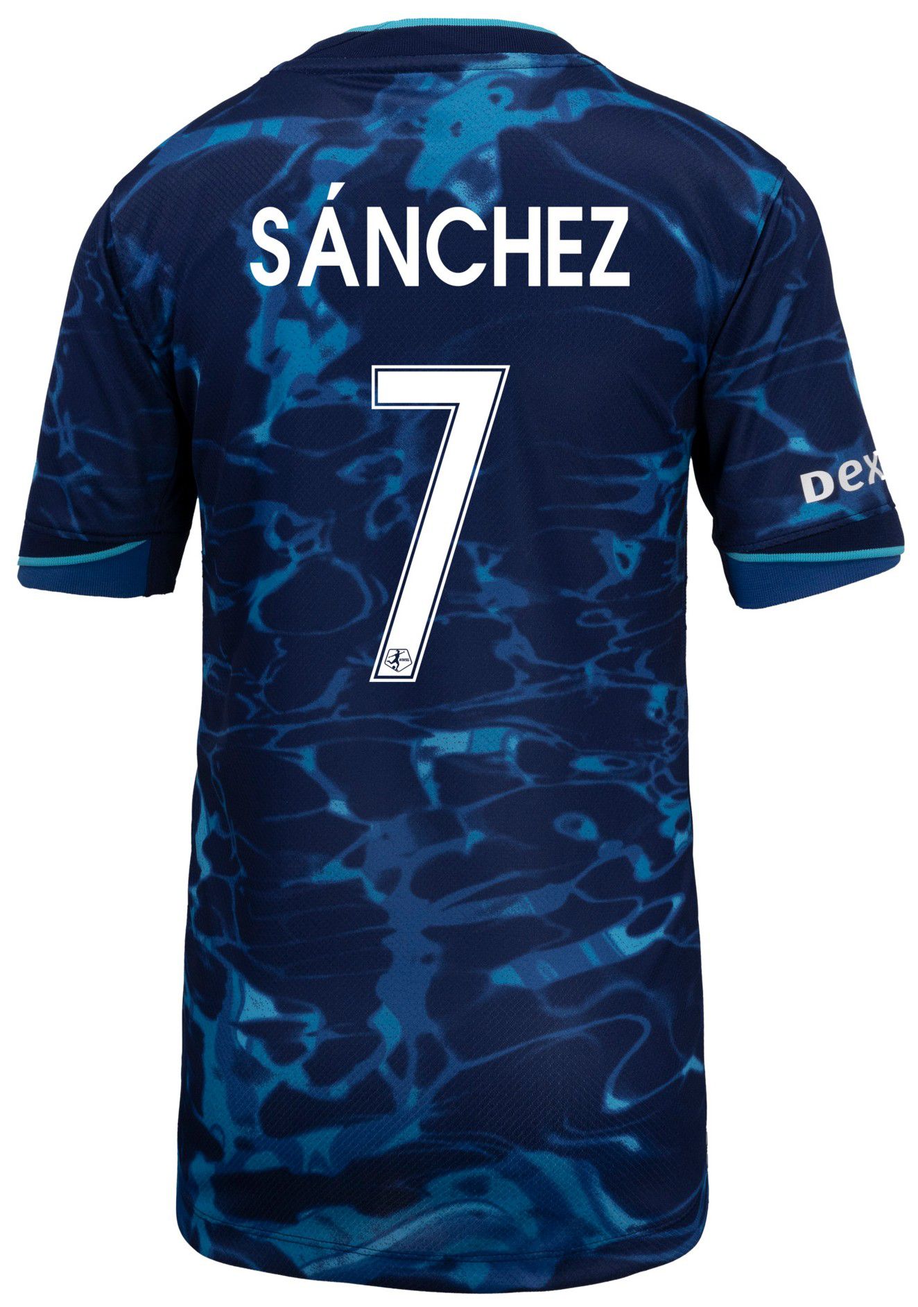 Nike Youth San Diego Wave Maria Sanchez #7 Blue Away Replica Jersey product image