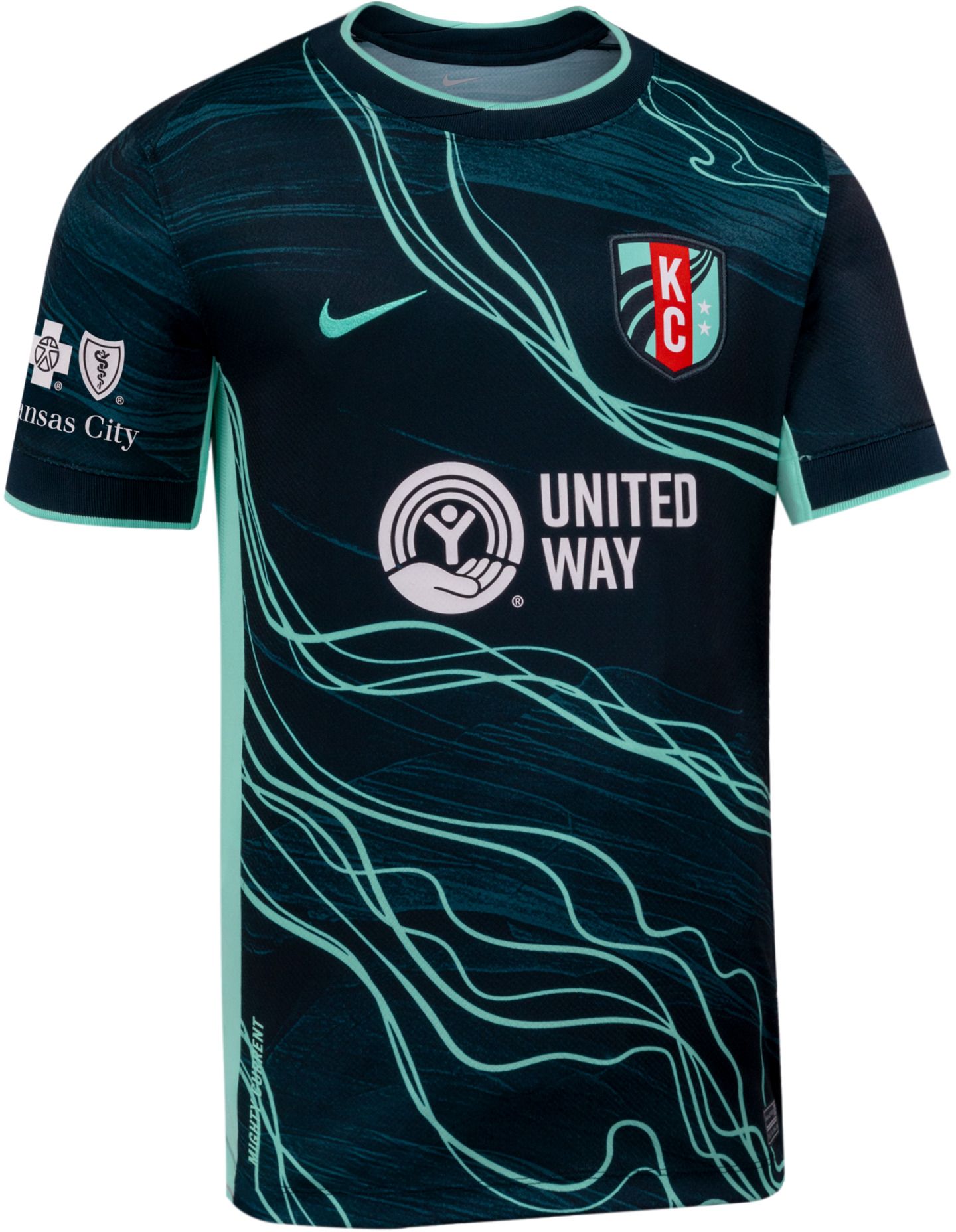 Nike Youth Kansas City Current Temwa Chawinga #6 Charcoal 2026 Third Swingman Jersey product image