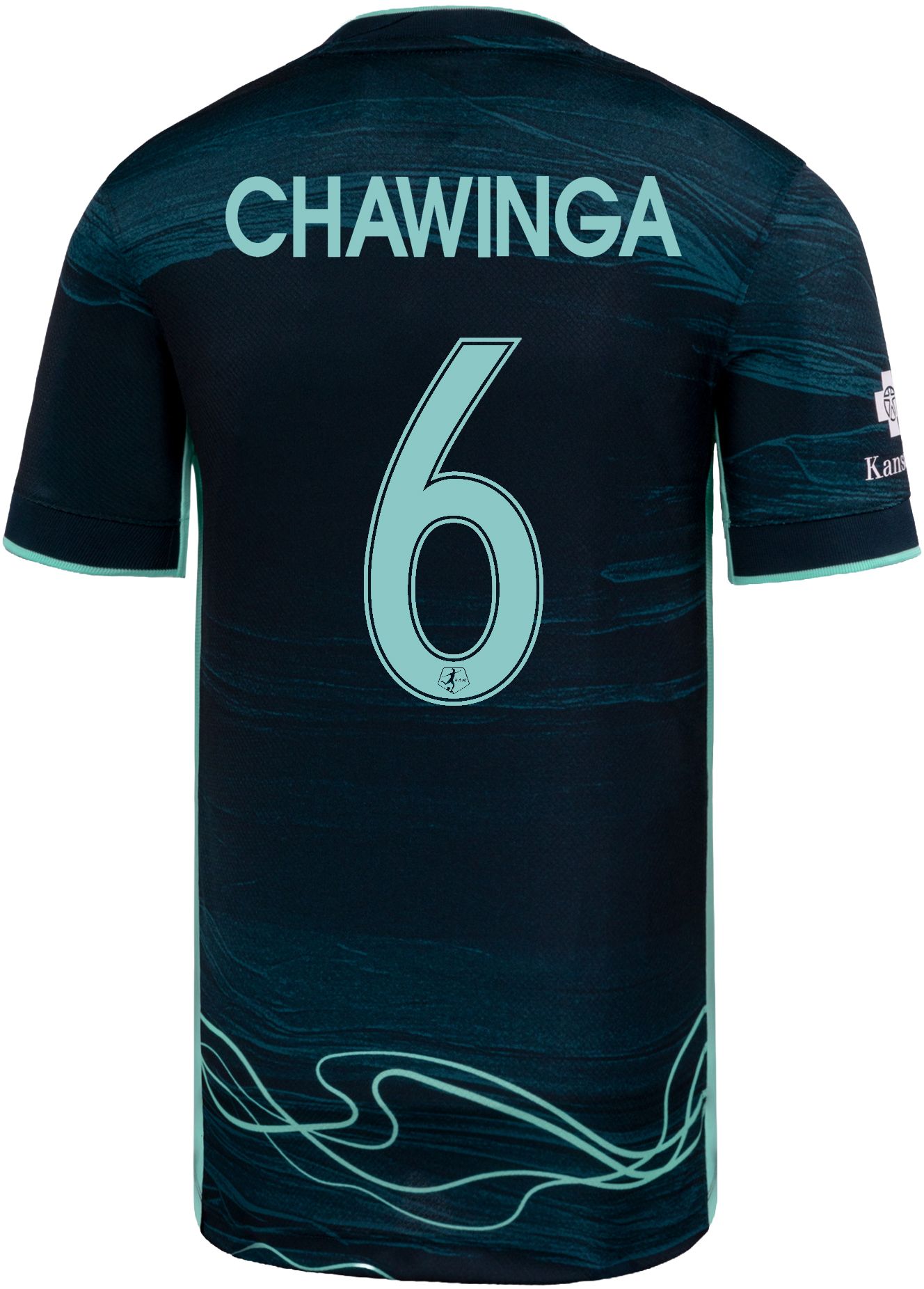 Nike Youth Kansas City Current Temwa Chawinga #6 Charcoal 2026 Third Swingman Jersey product image