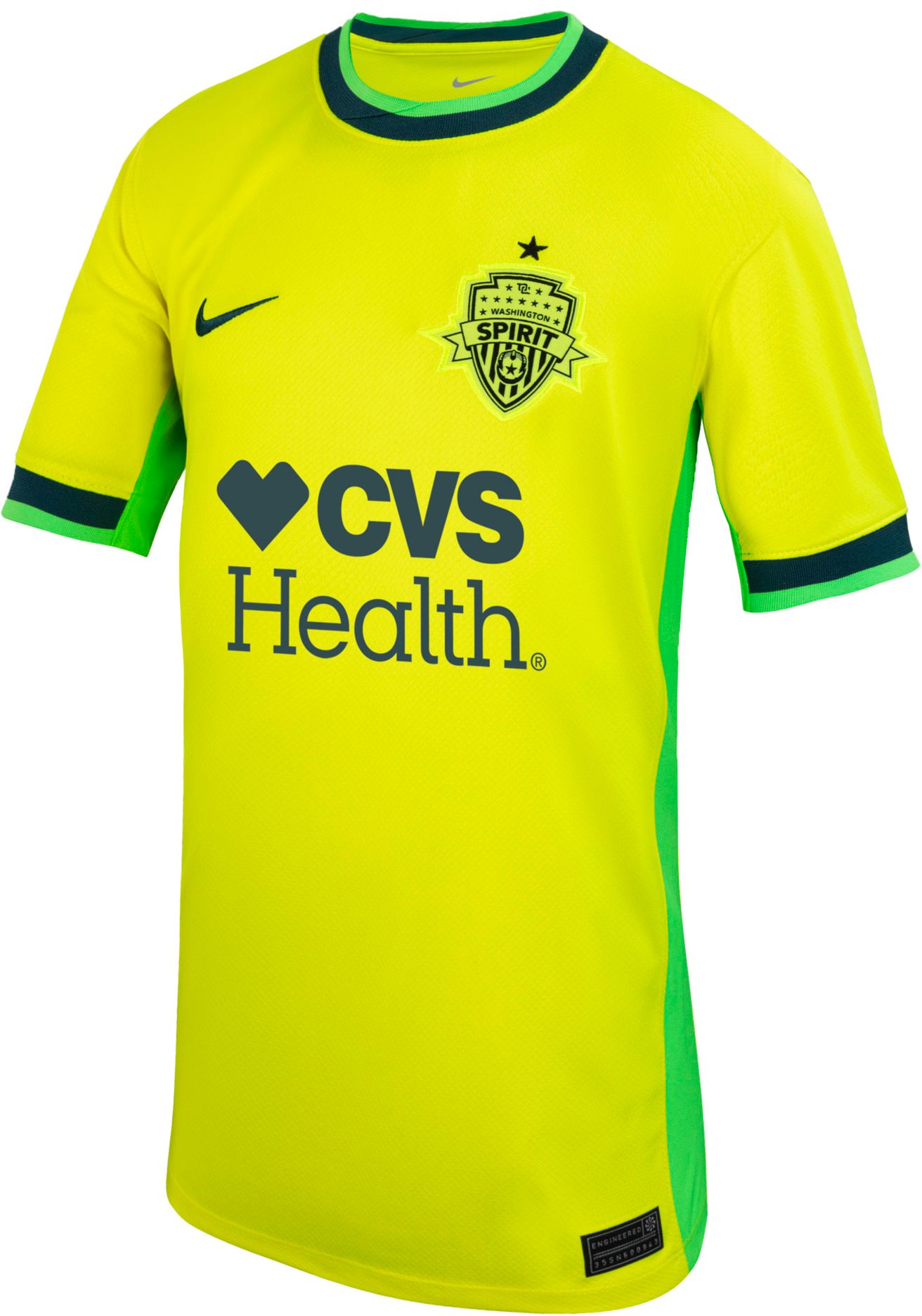 Nike Youth Washington Spirit Trinity Rodman #2 Yellow 2026 Away Swingman Jersey product image