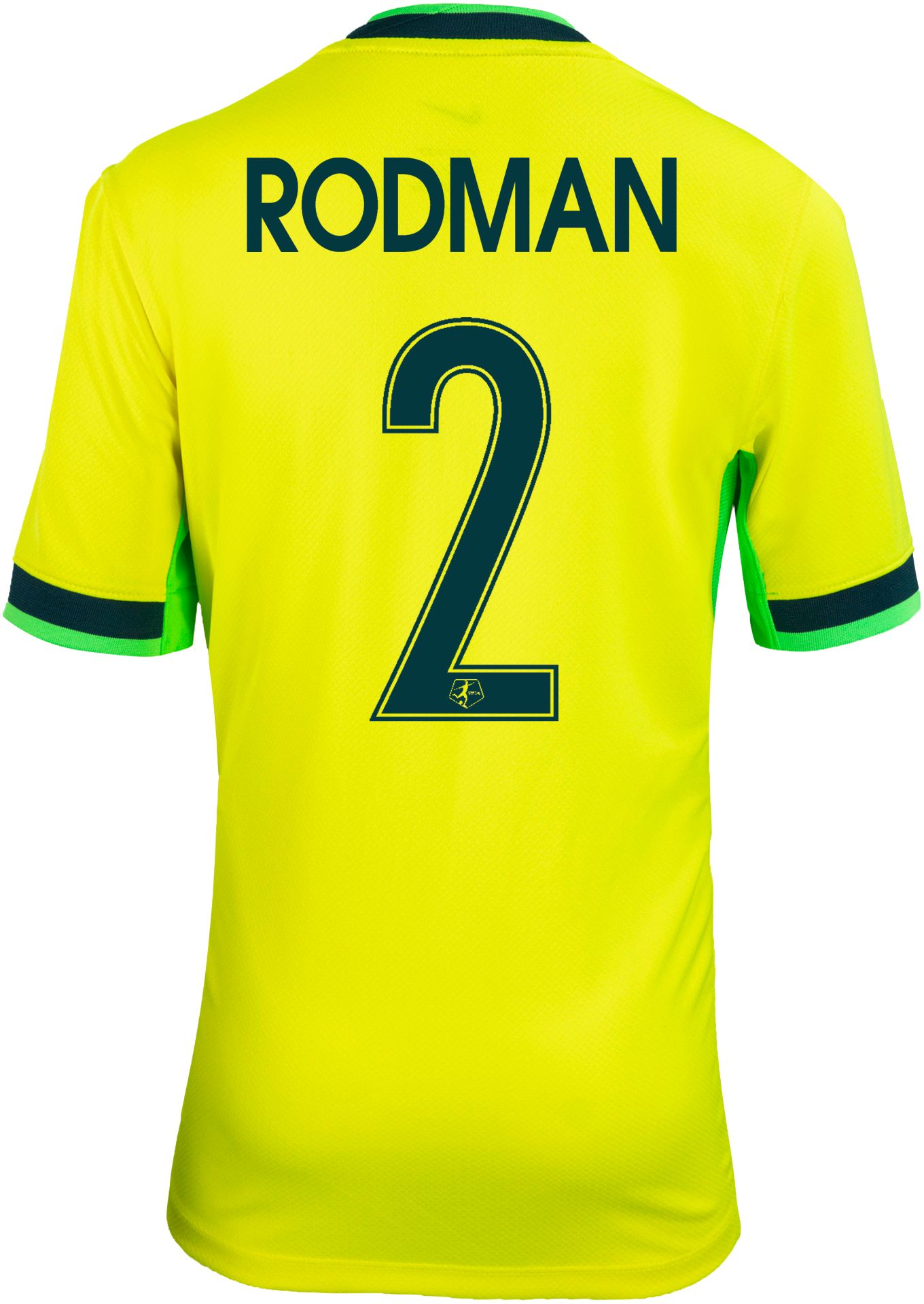 Nike Youth Washington Spirit Trinity Rodman #2 Yellow 2026 Away Swingman Jersey product image