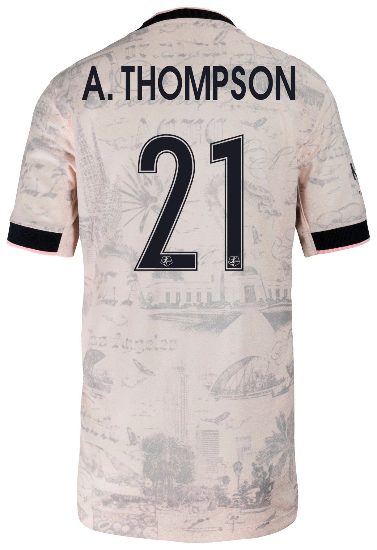 Nike Youth Angel City FC Alyssa Thompson #21 Red Away Replica Jersey product image