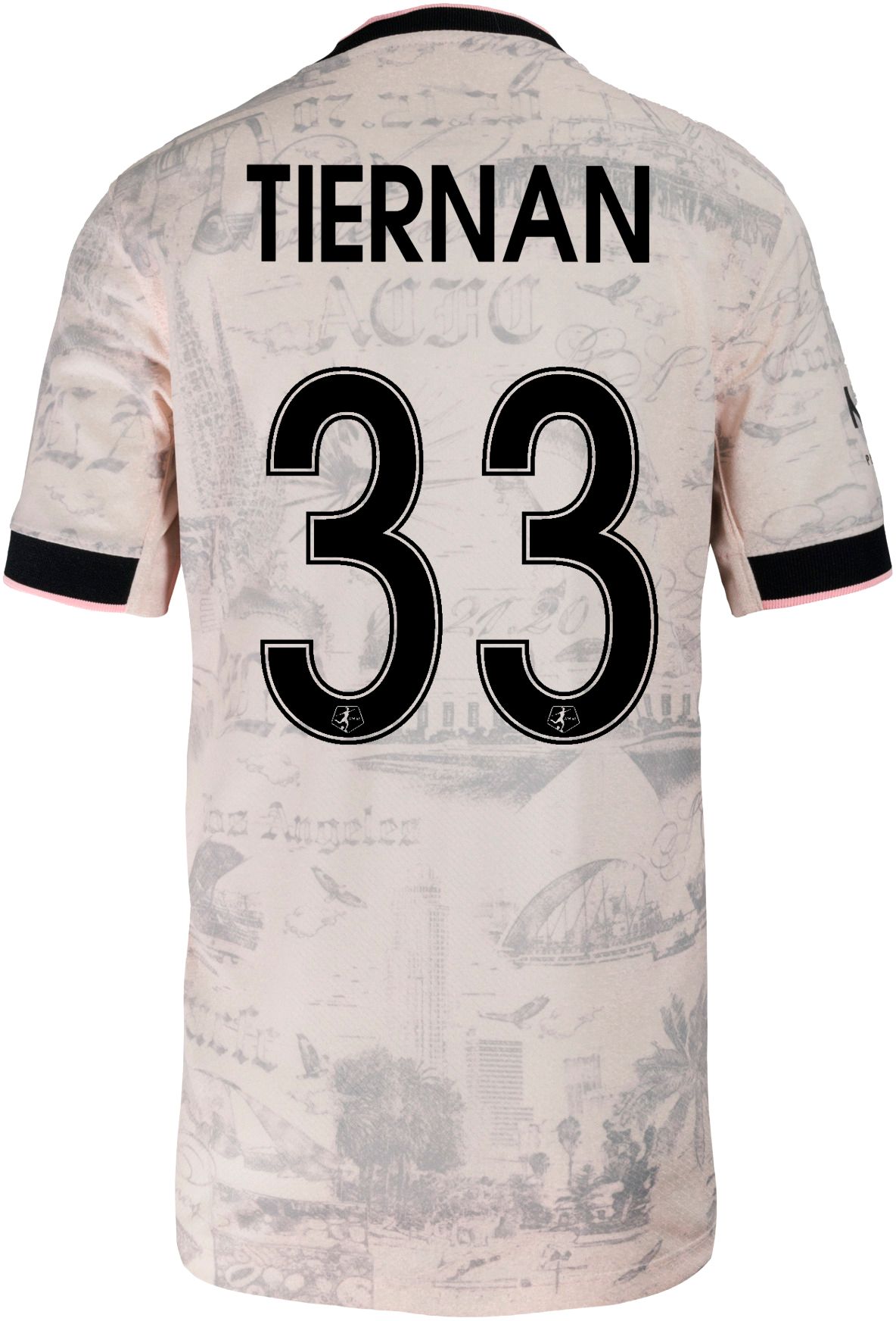 Nike Youth Angel City FC Riley Tiernan #33 Off-White 2026 Away Swingman Jersey product image