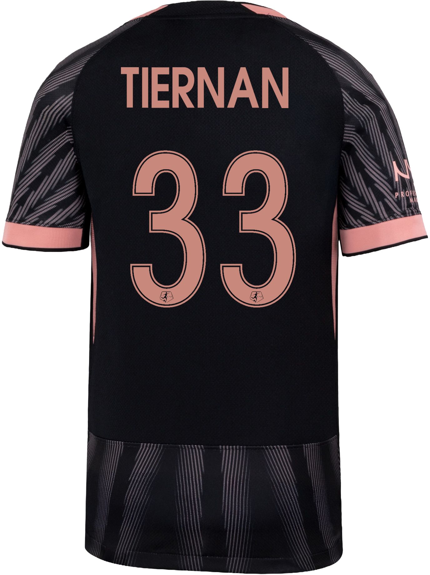Nike Youth Angel City FC 2026 Riley Tiernan #33 Black Replica Away Jersey product image