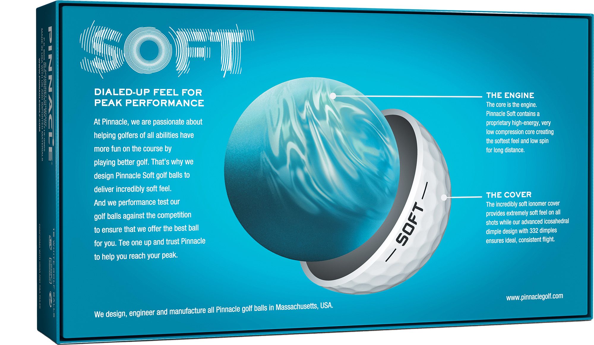 Pinnacle 2019 Soft Personalized Golf Balls product image