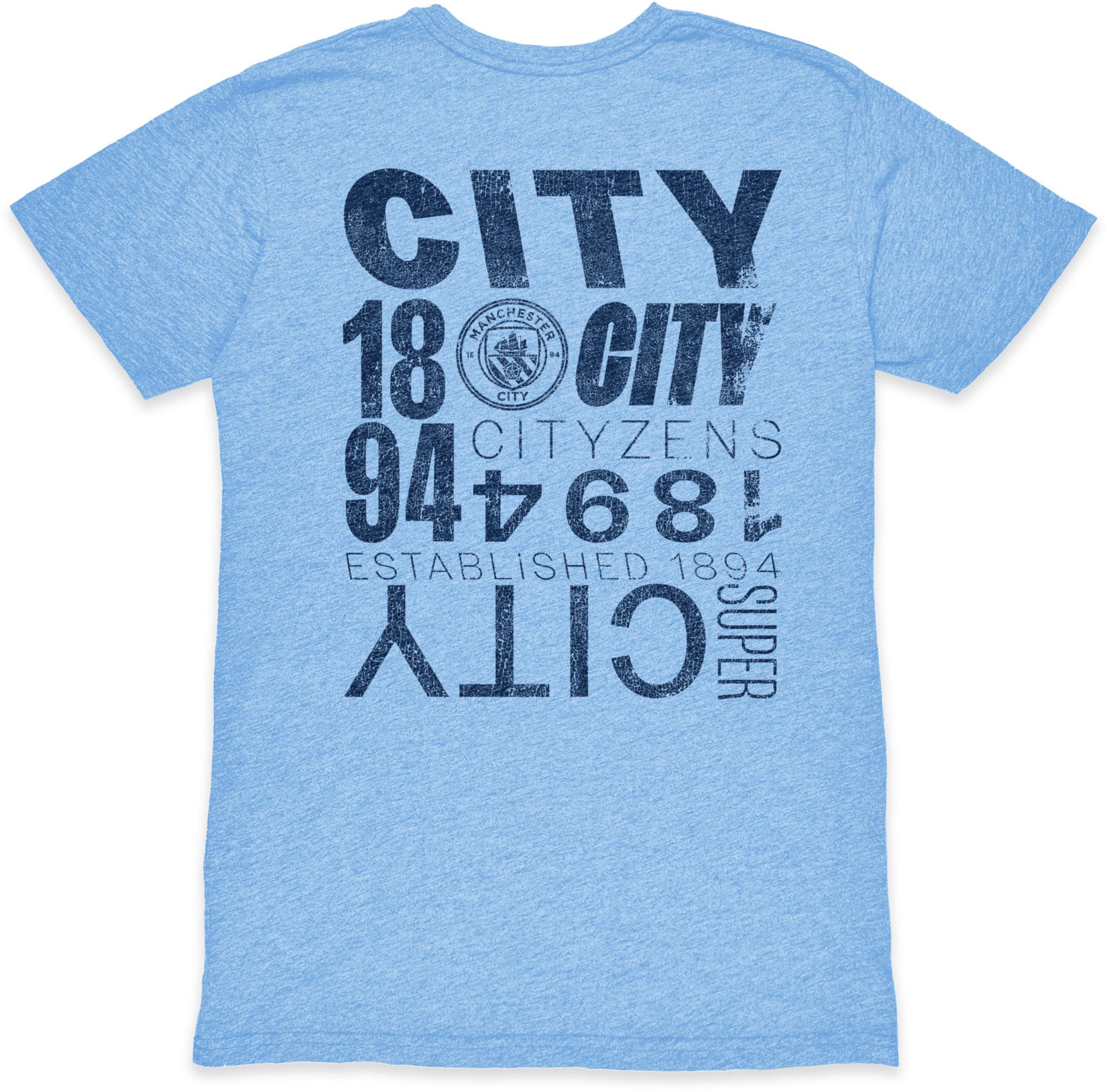 1863 FC Manchester City 2023 Vintage Light Blue T-Shirt product image