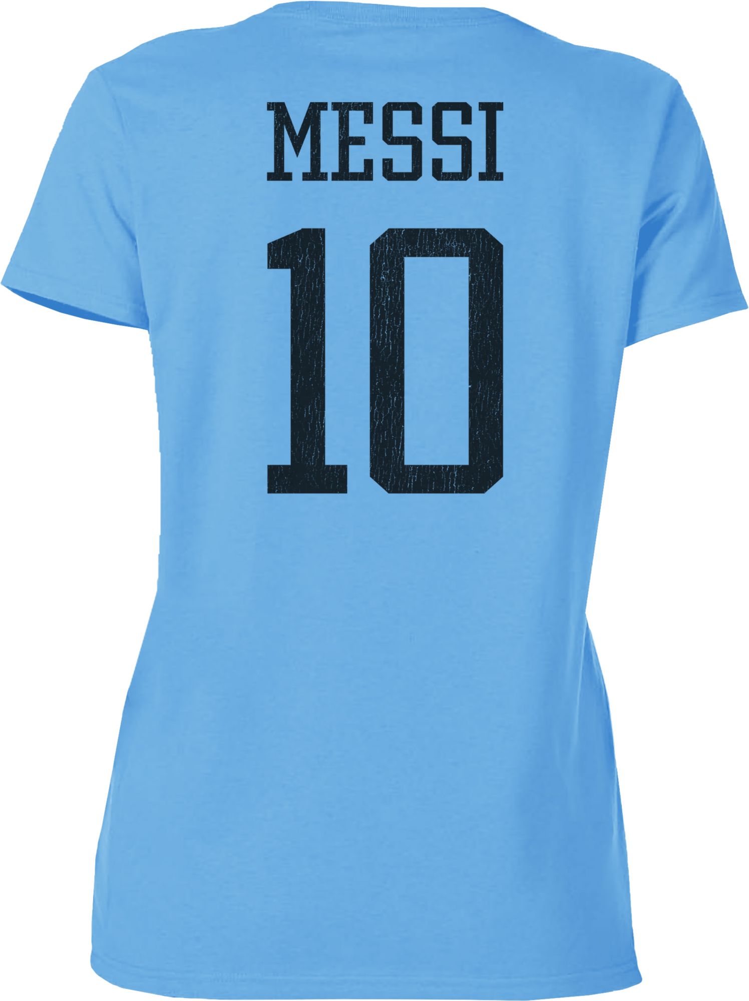 1863 FC Women's Argentina Lionel Messi #10 Light Blue T-Shirt product image