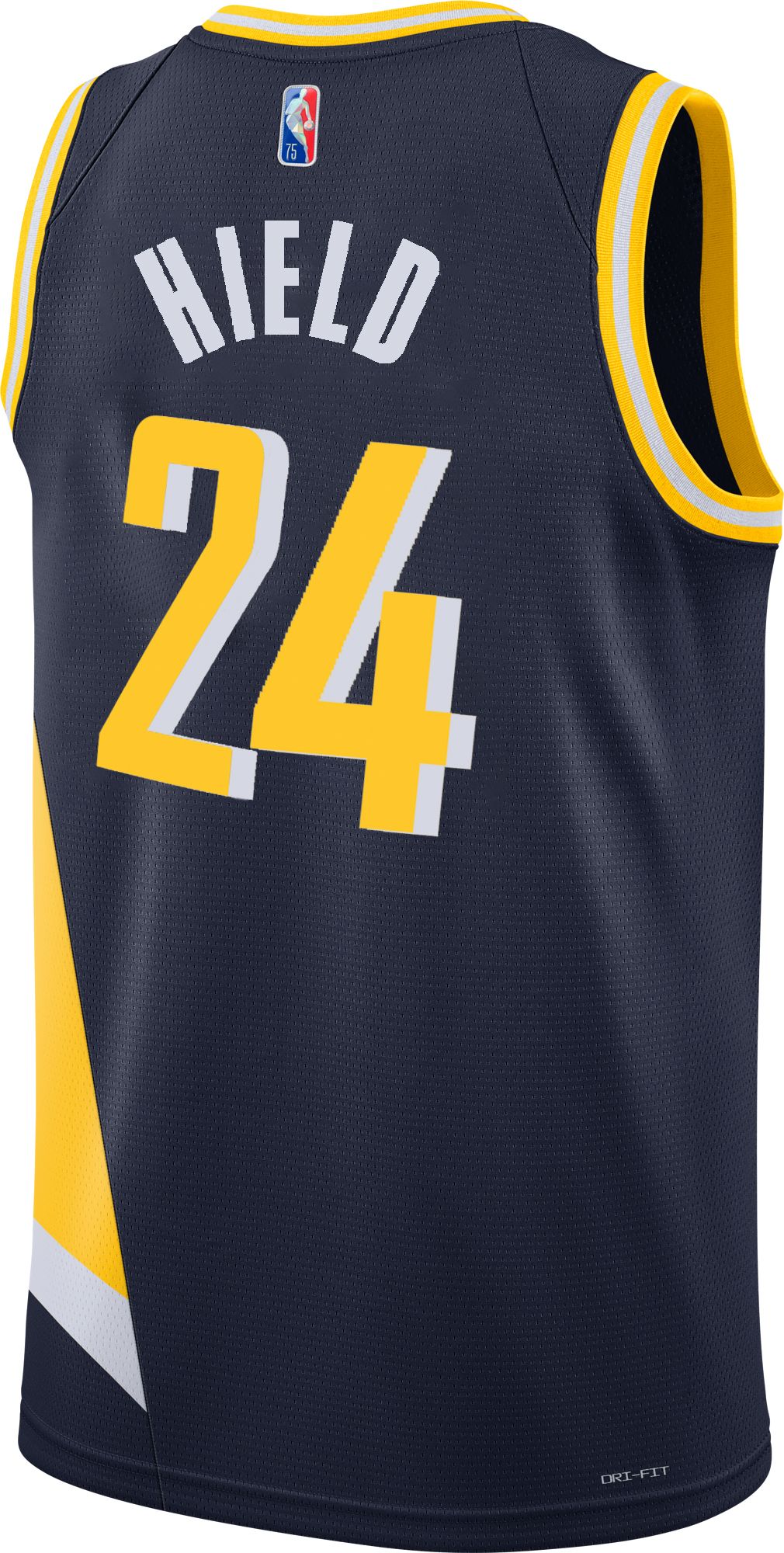 Nike Men's 2021-22 City Edition Indiana Pacers Buddy Hield #24 Navy Dri-FIT Swingman Jersey product image