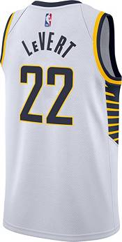 Nike Men's Indiana Pacers Caris LeVert #22 White Dri-FIT Swingman Jersey product image