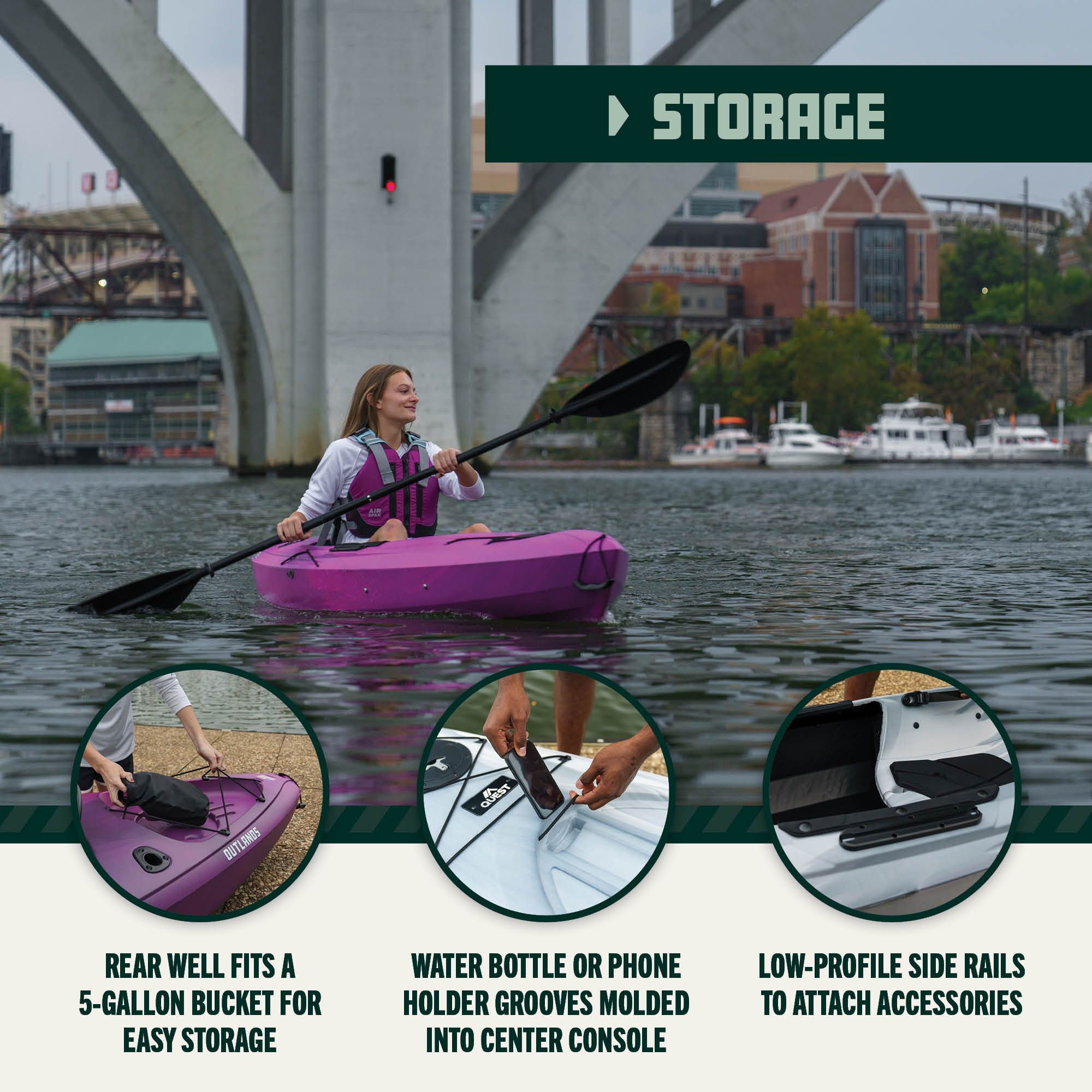 Quest Outlands 100 Kayak product image
