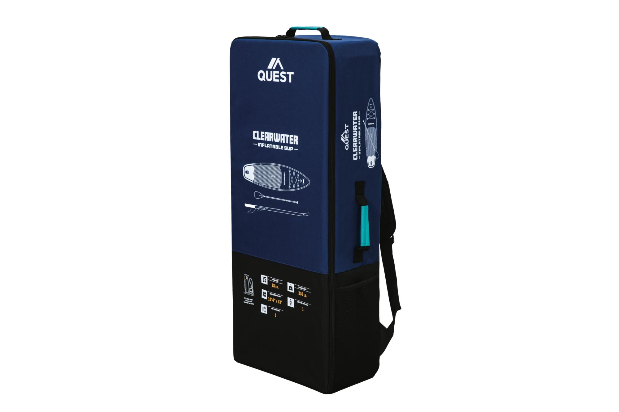 Quest Clearwater Inflatable Stand-Up Paddle Board product image