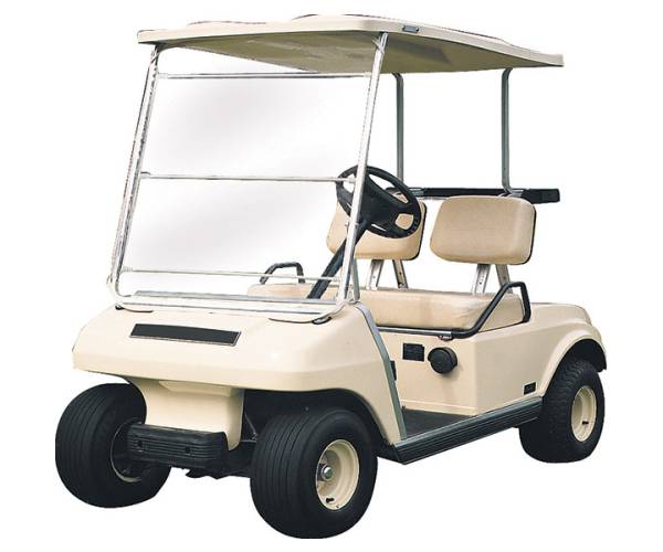 Condor Parts Portable Roll Up Golf Cart Soft Windshield With Deluxe