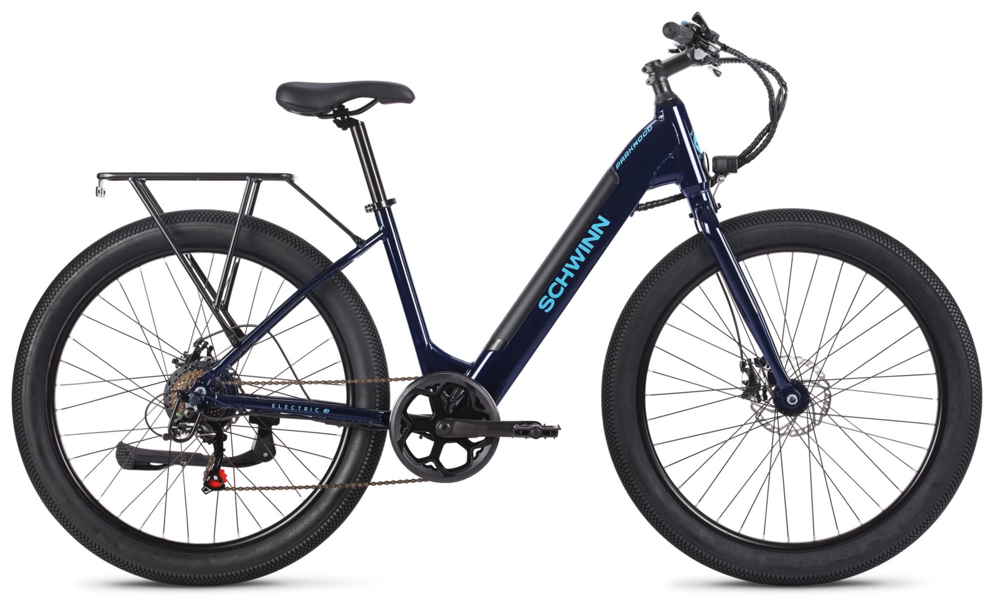 Schwinn Parkwood 27.5" Electric Comfort Hybrid Bike product image