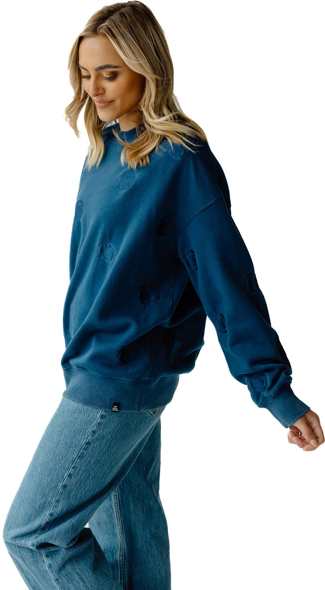 Gameday Social Women's Penn State Nittany Lions Navy Lantern Crew Pullover Sweatshirt product image
