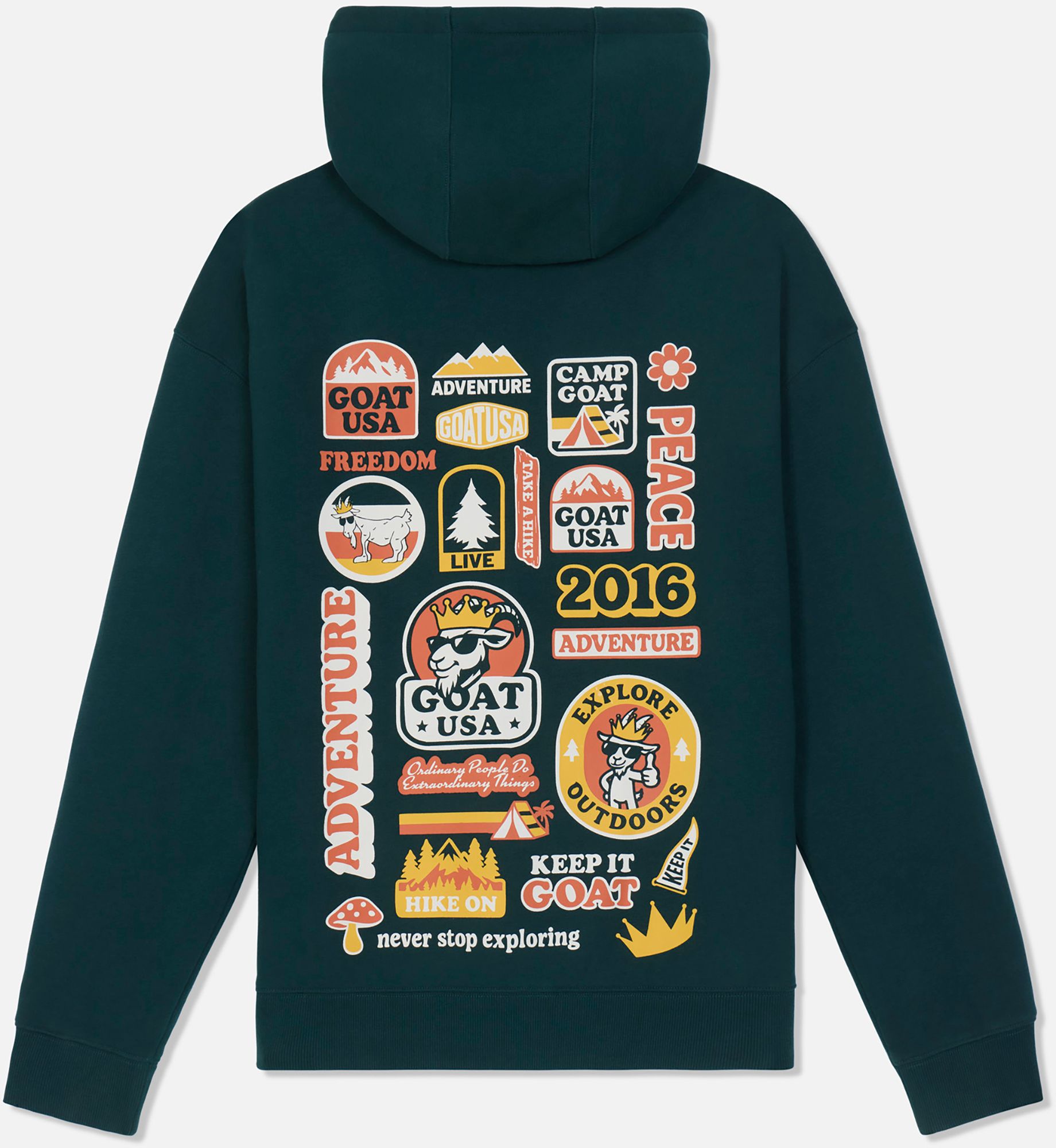 GOAT USA Boys' Explore Outdoors Patchwork Graphic Hoodie product image