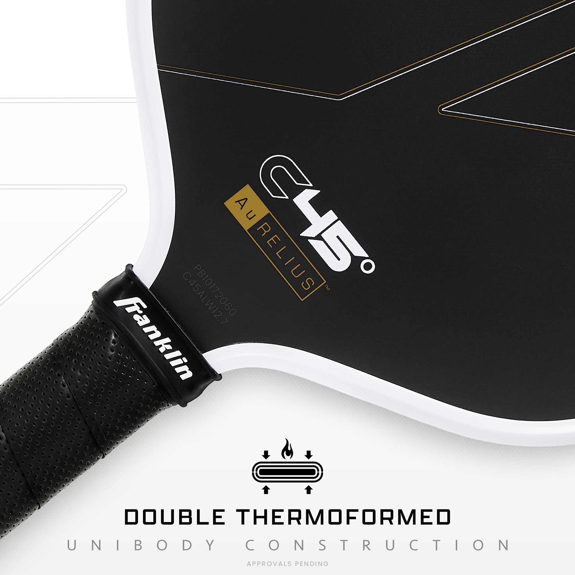 Franklin x Anne Leigh Waters C45 Aurelius Carbon Fiber 12.7mm Pickleball Paddle product image